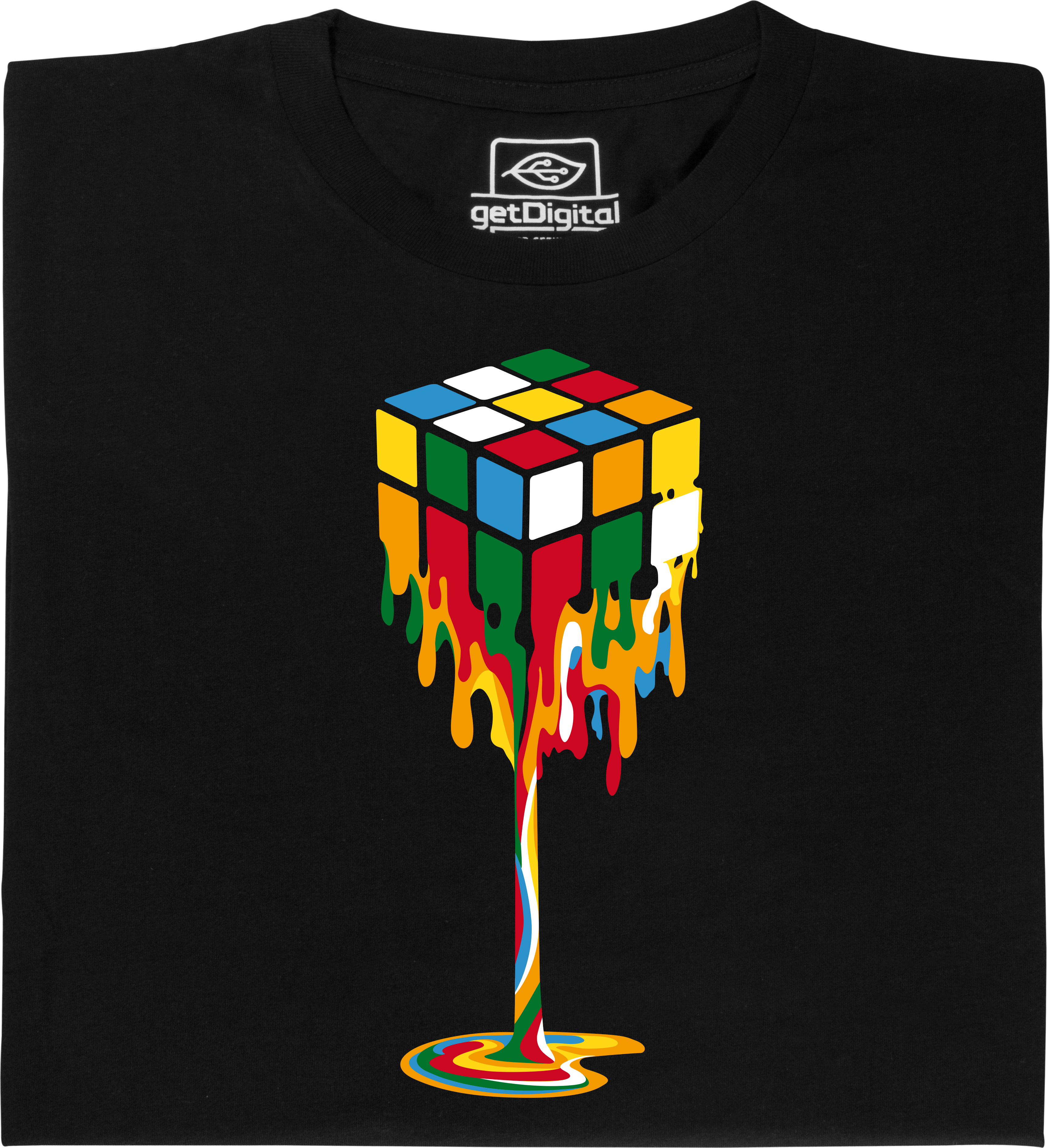 Fair gehandeltes Öko-T-Shirt: Melting Magic Cube
