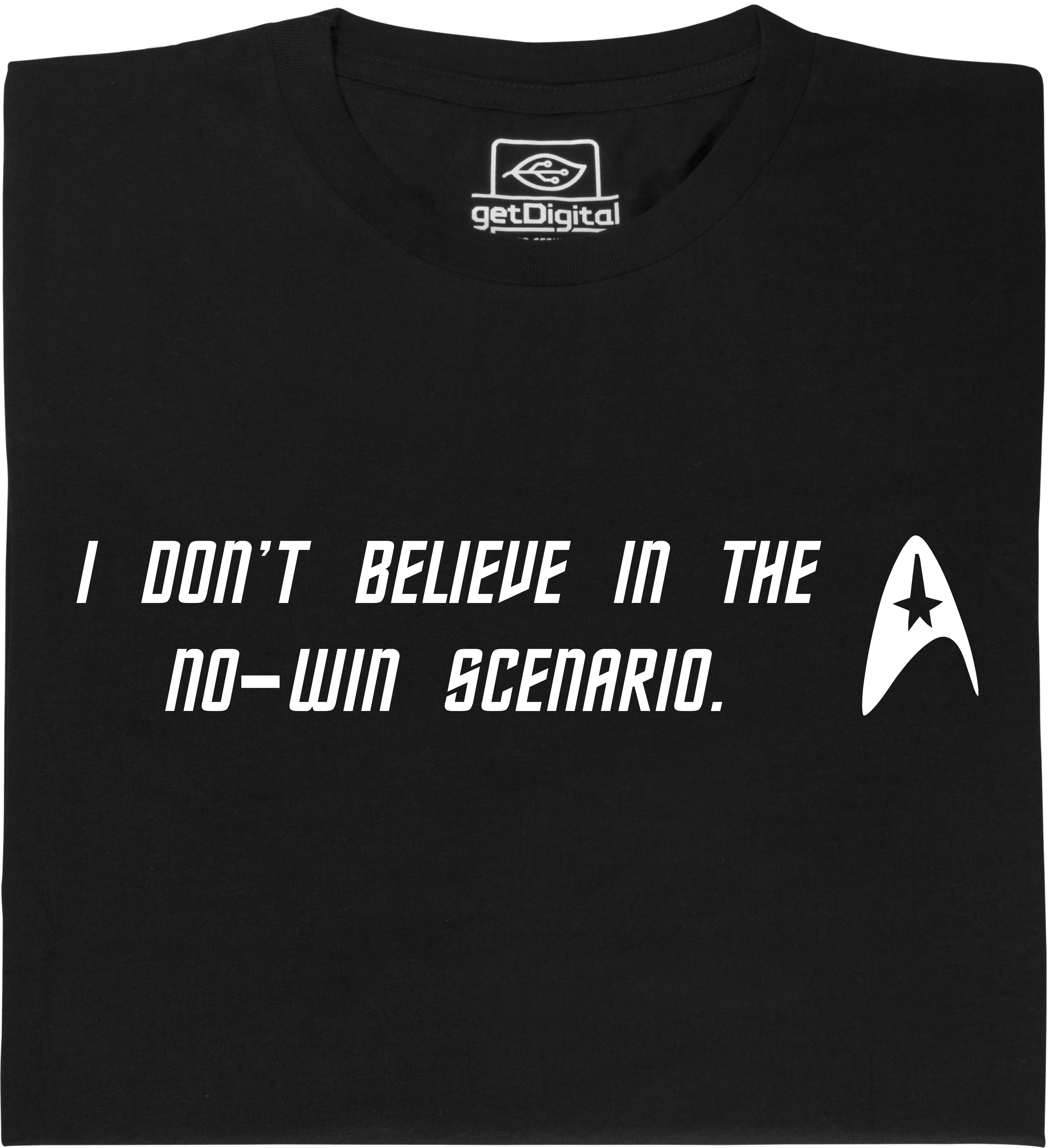 Fair gehandeltes Öko-T-Shirt: I don’t believe in the no-win scenario