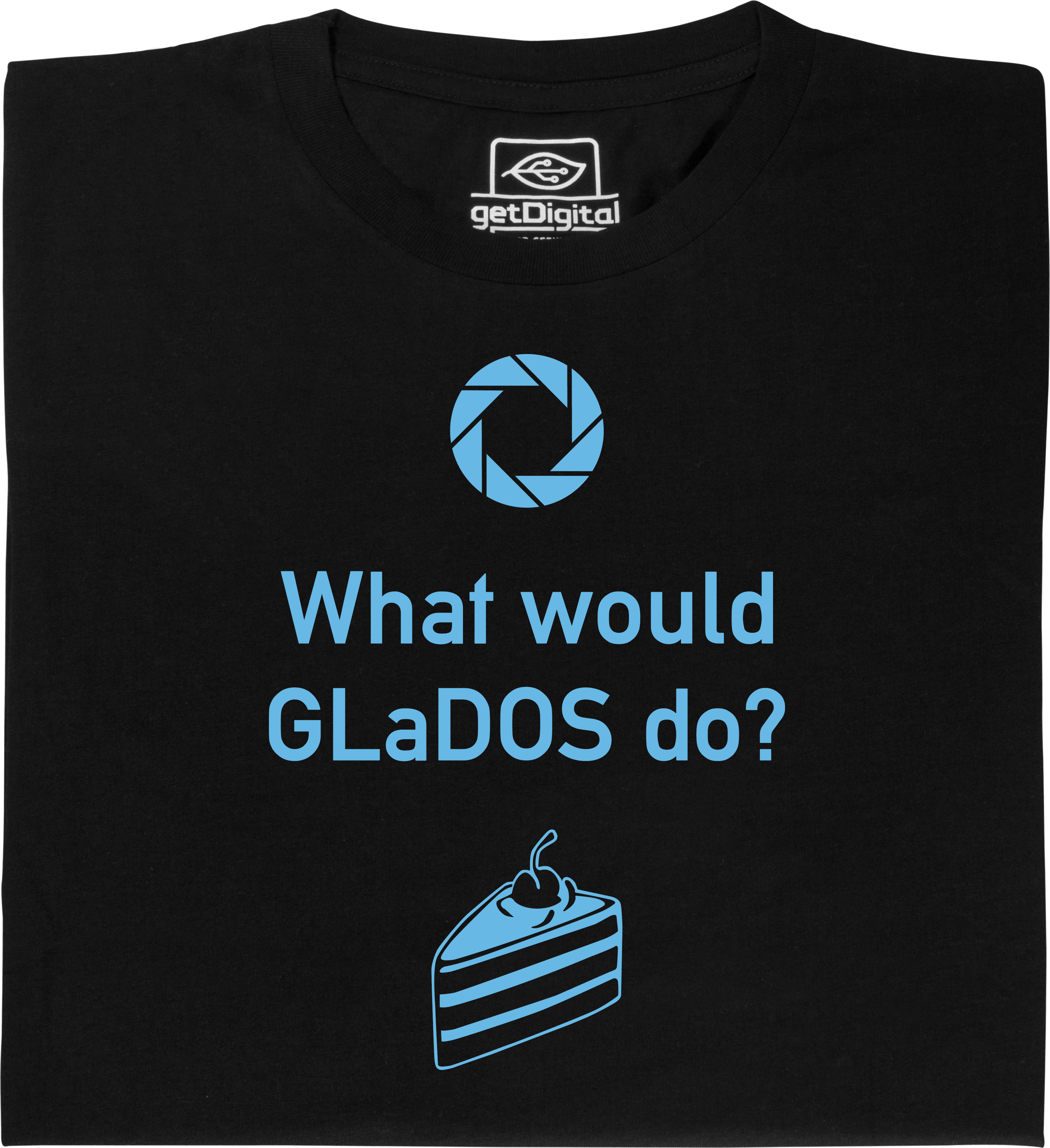 Fair gehandeltes Öko-T-Shirt: What would GLaDOS do