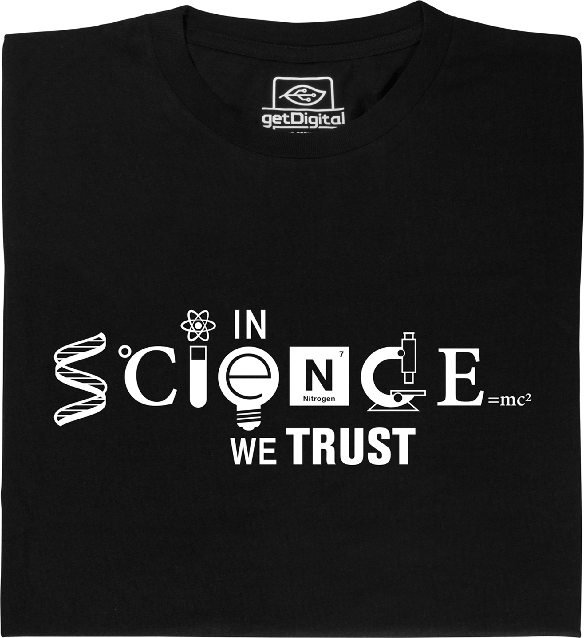 Fair gehandeltes Öko-T-Shirt: In Science We Trust