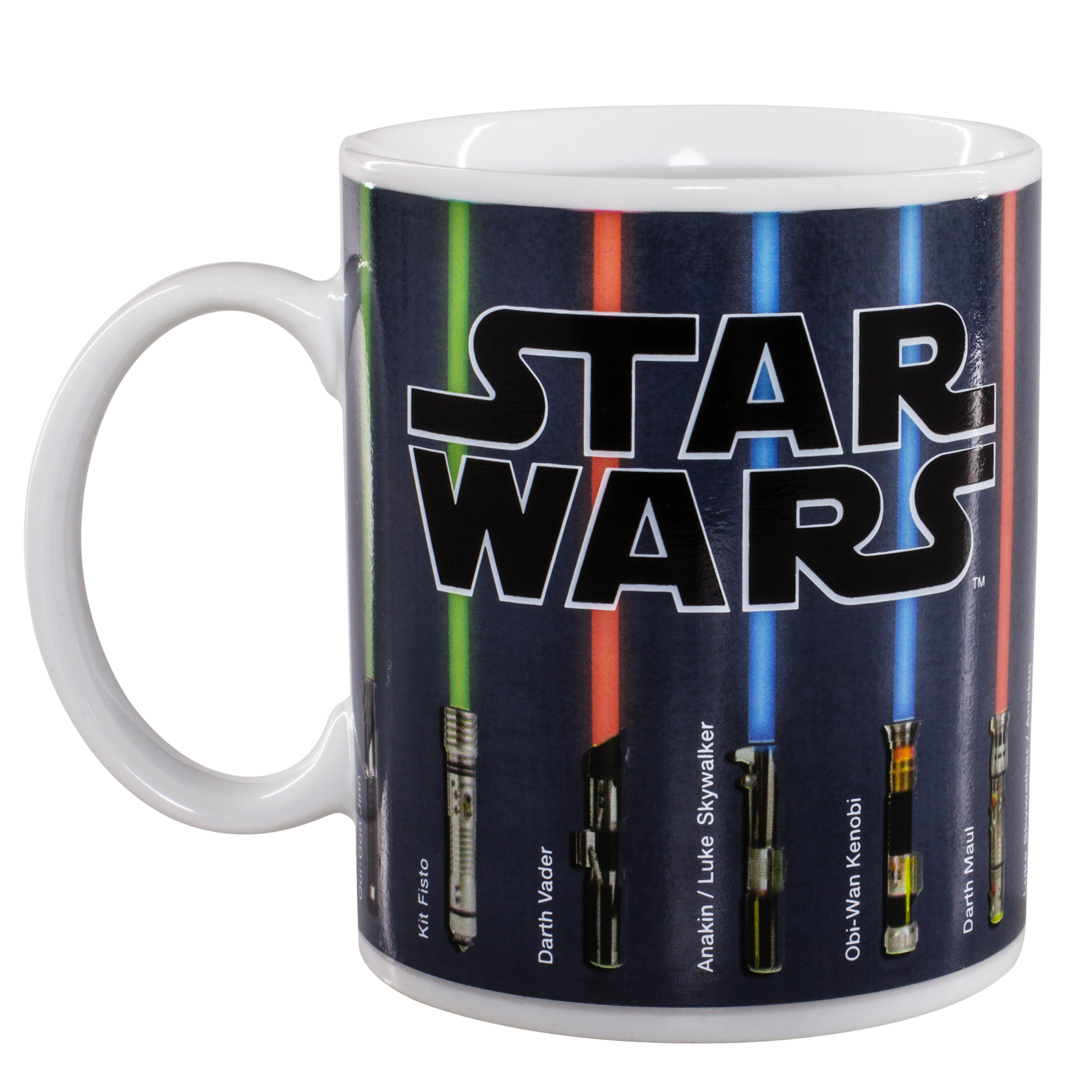 Paladone Lichtschwert-Wärmewechsel-Tasse (Verpackung 2016), Porzellan, Mehrfarbig, 1 Stück (1er Pack)