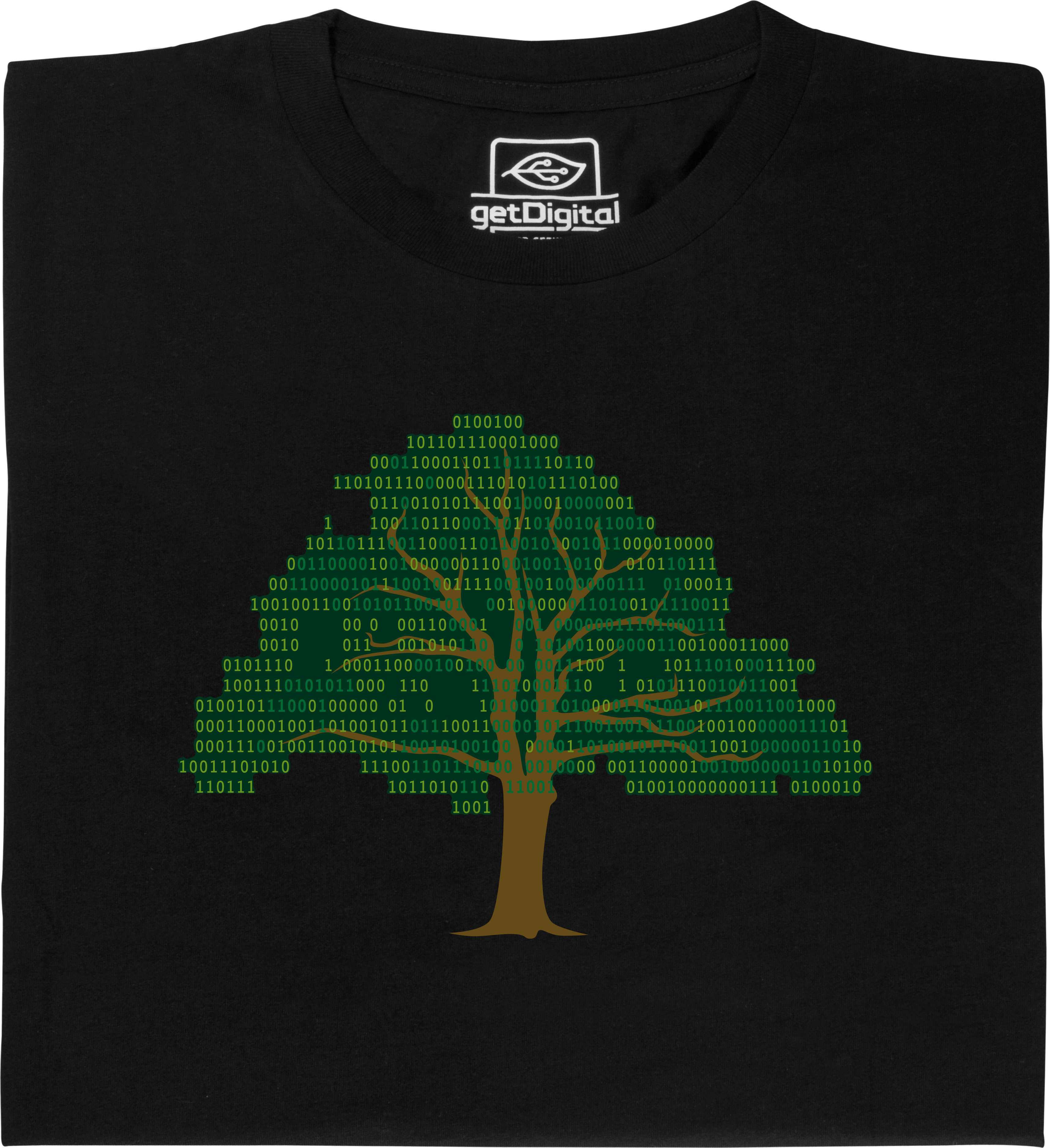 Fair gehandeltes Öko-T-Shirt: Binary Tree