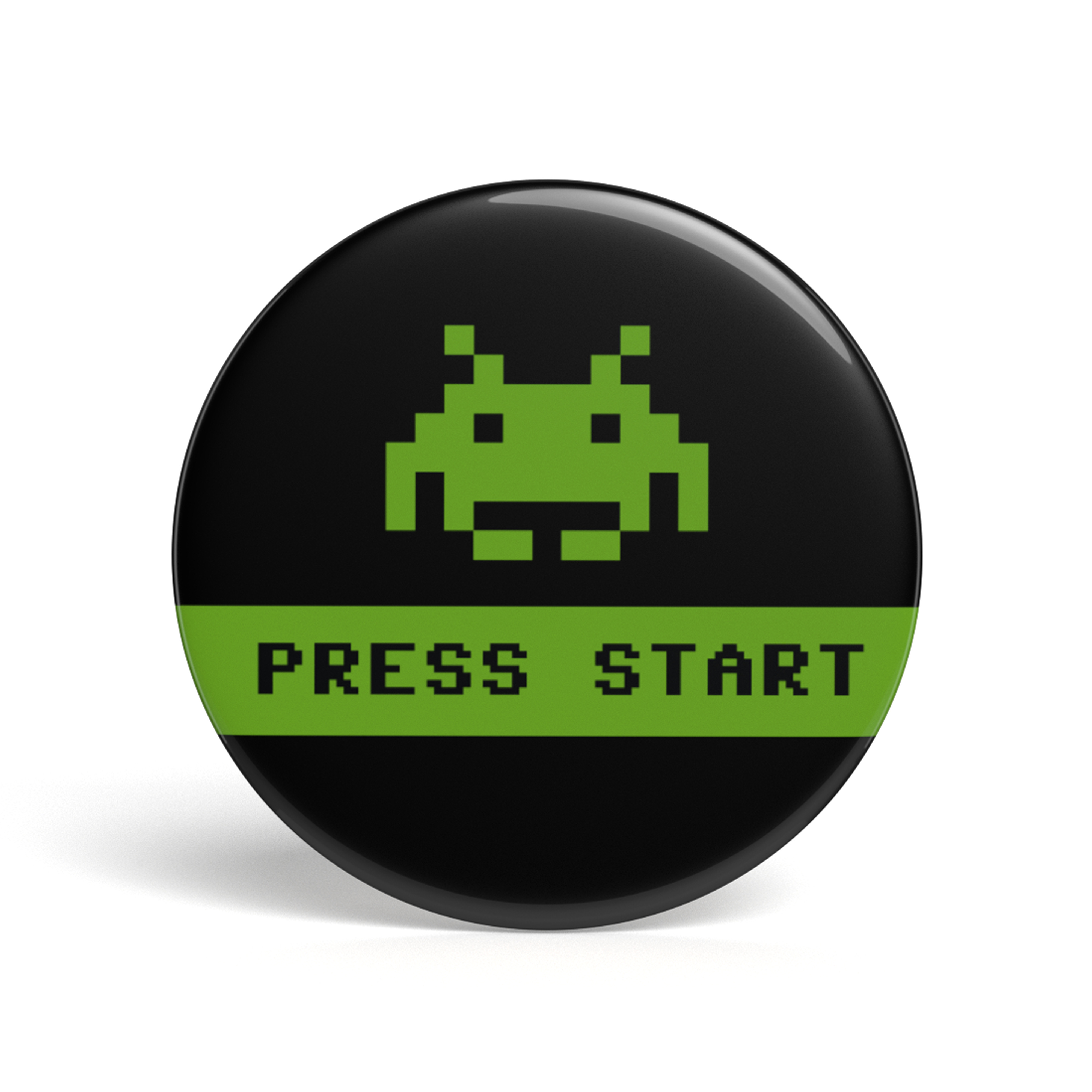 Geek Button Press Start