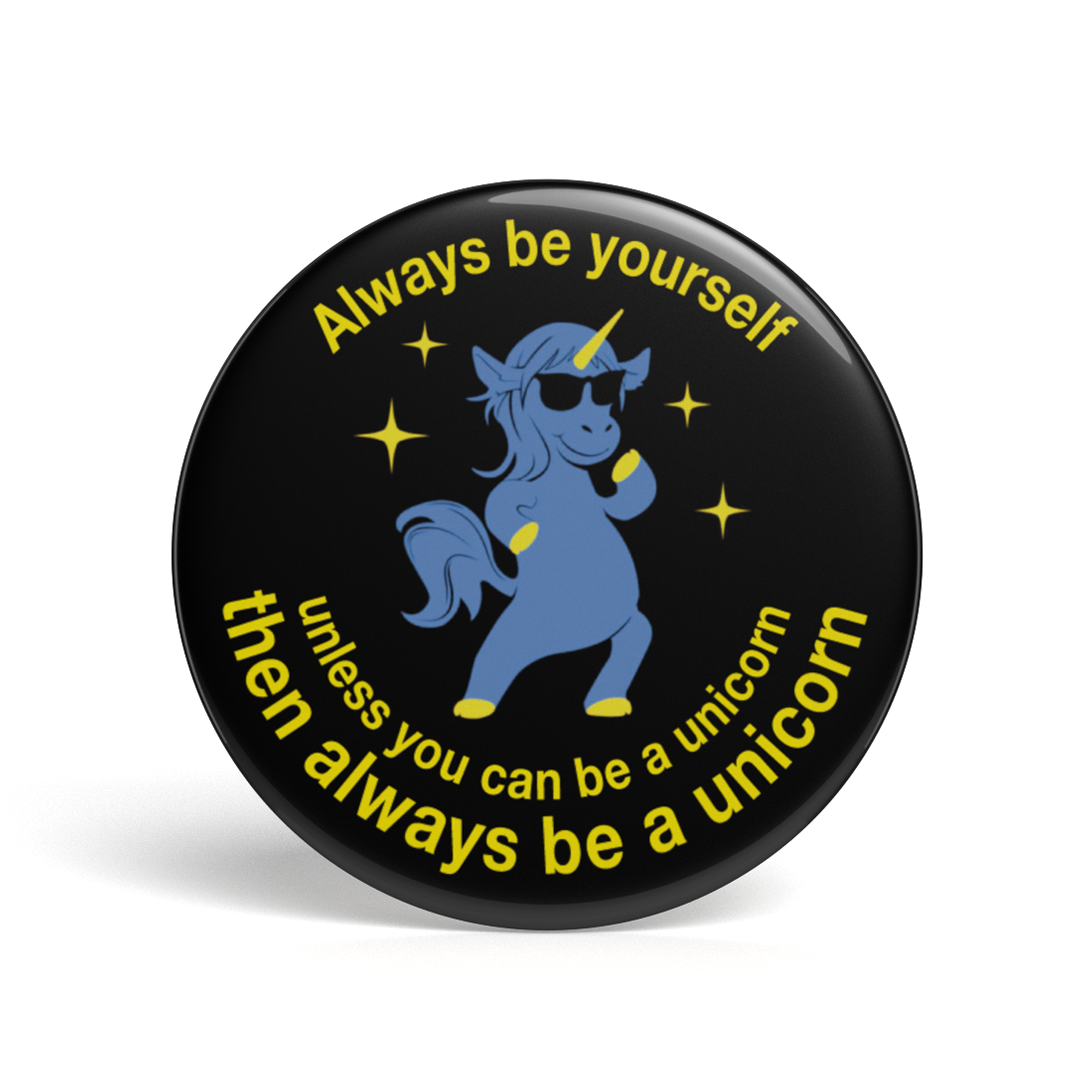 Geek Button Be A Unicorn