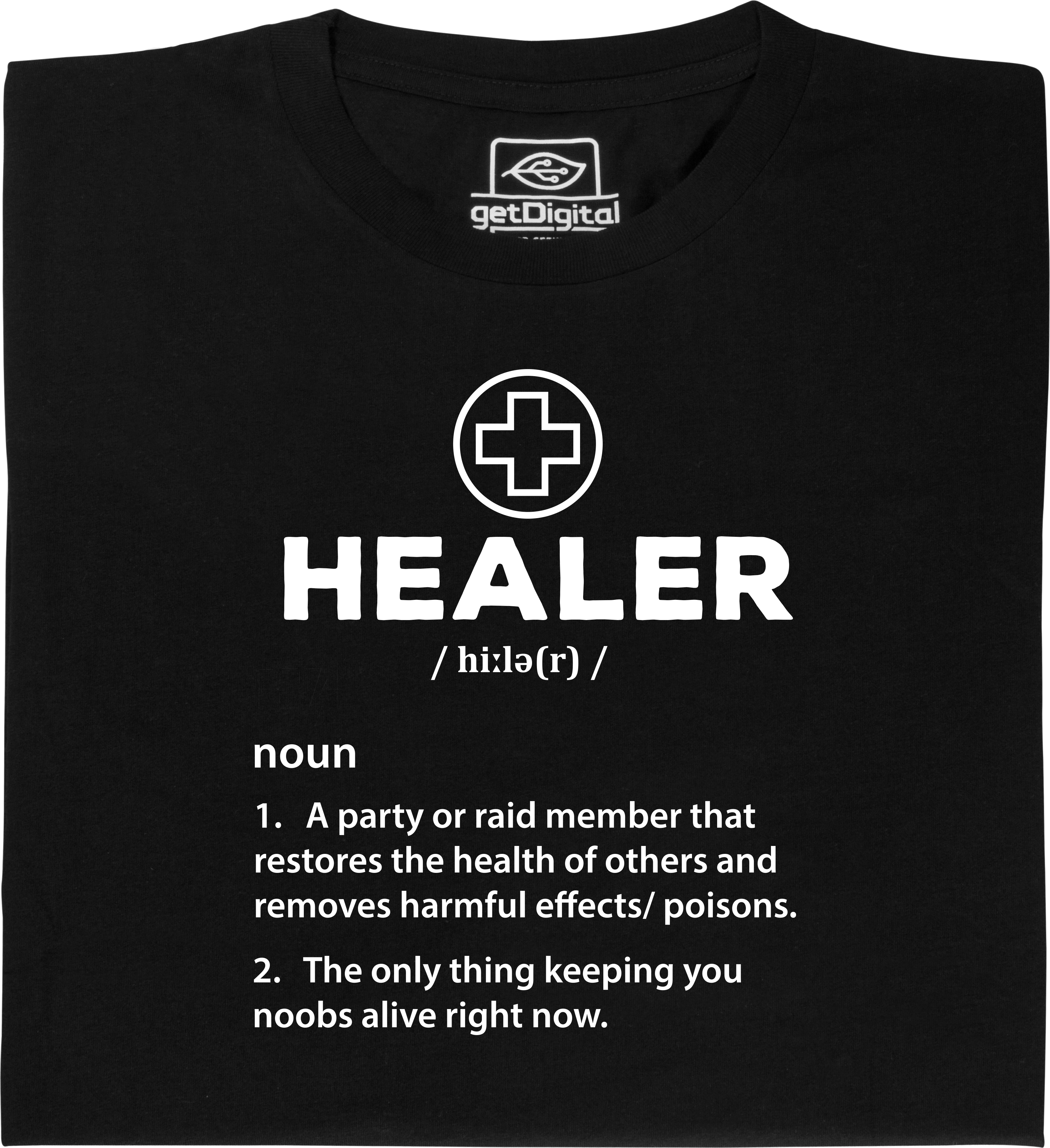 Fair gehandeltes Öko-T-Shirt: Rollenspiel Charakter Healer