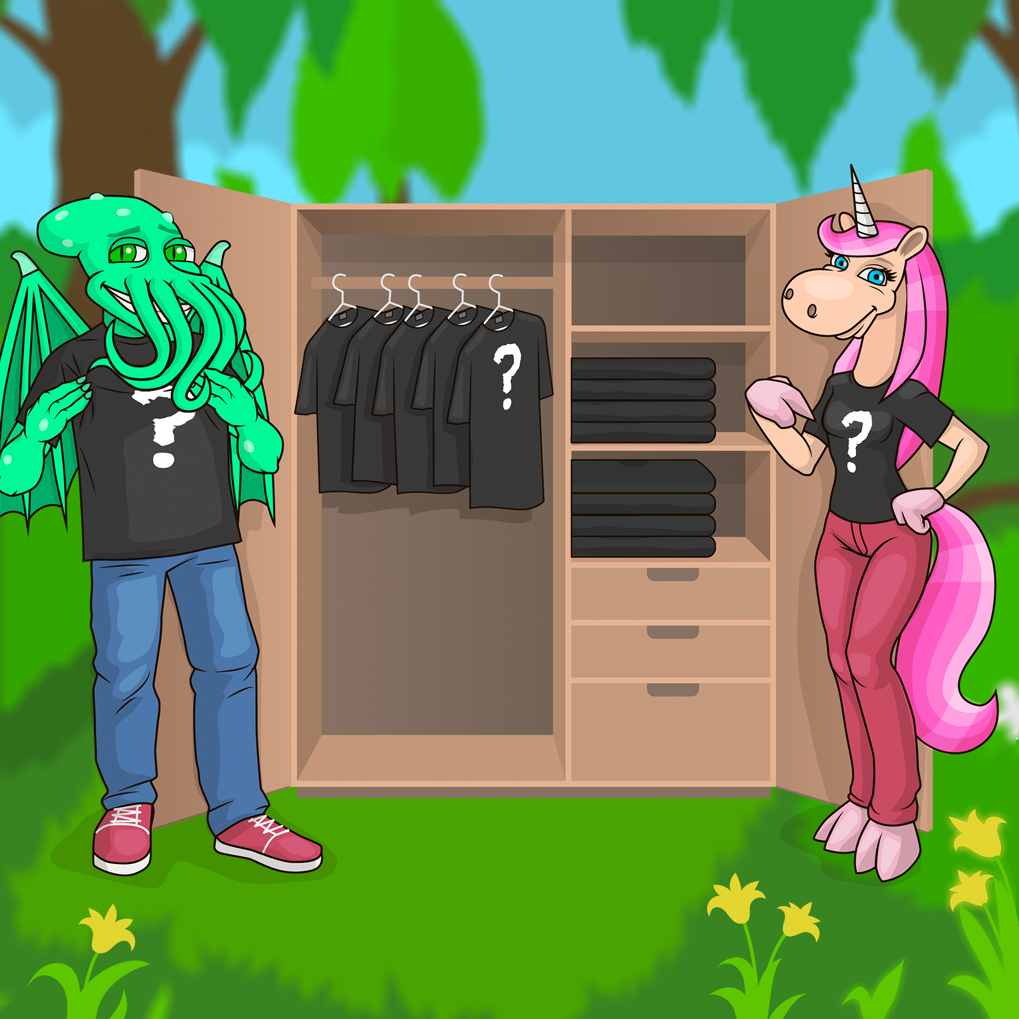 Überraschungs-T-Shirt