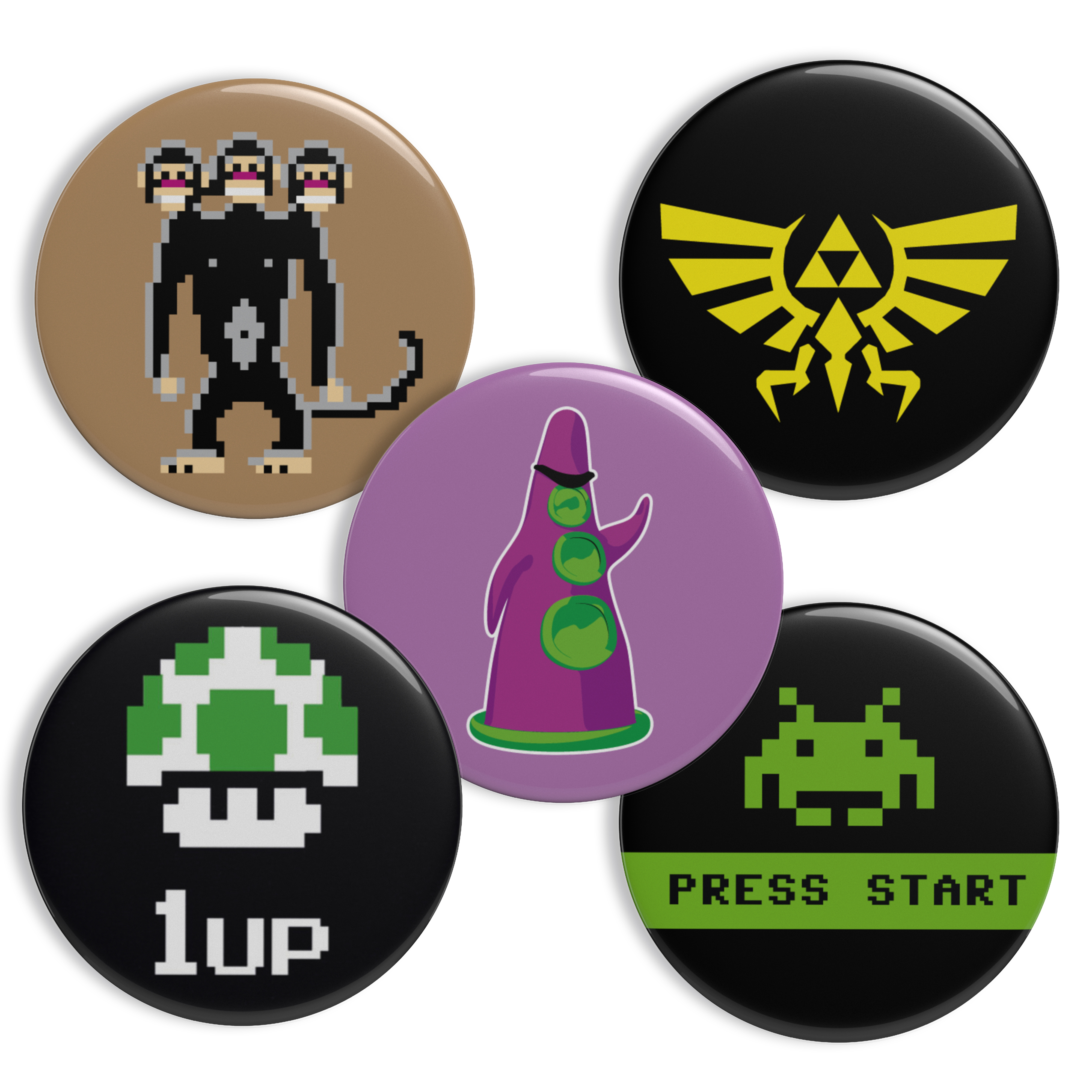 Geek Buttons Thema Gaming