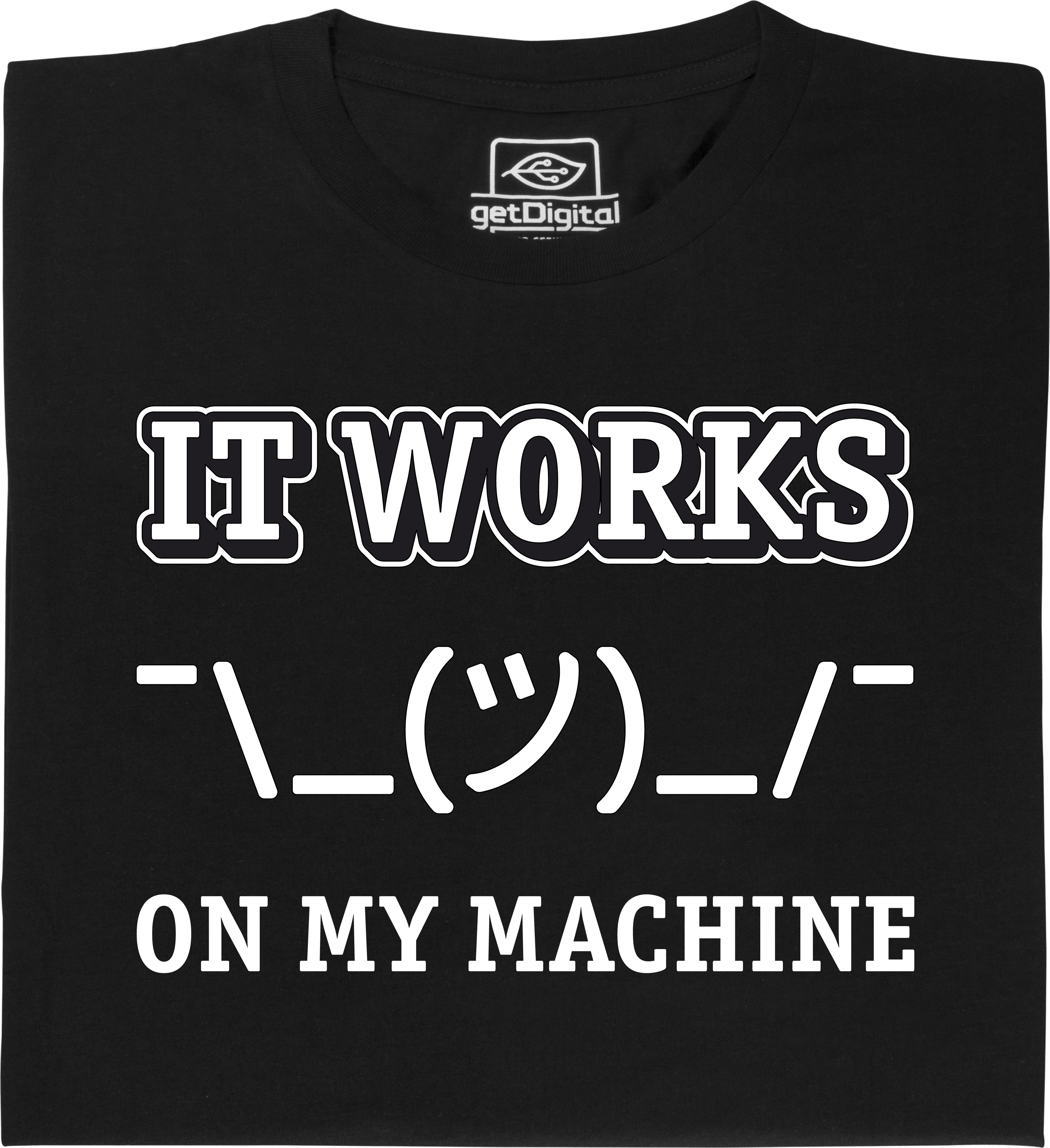 Fair gehandeltes Öko-T-Shirt: It Works On My Machine
