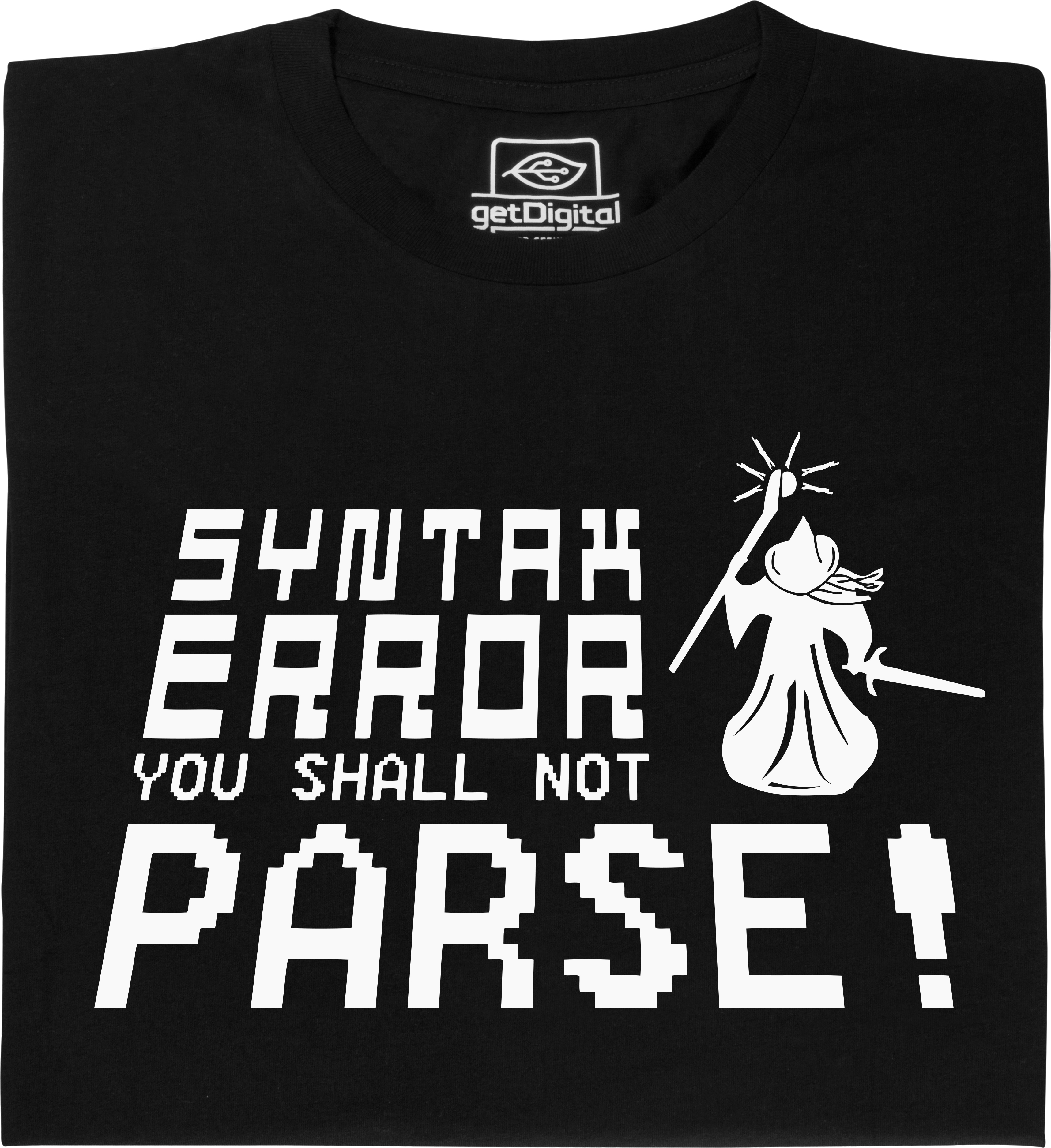 Fair gehandeltes Öko-T-Shirt: You shall not parse!