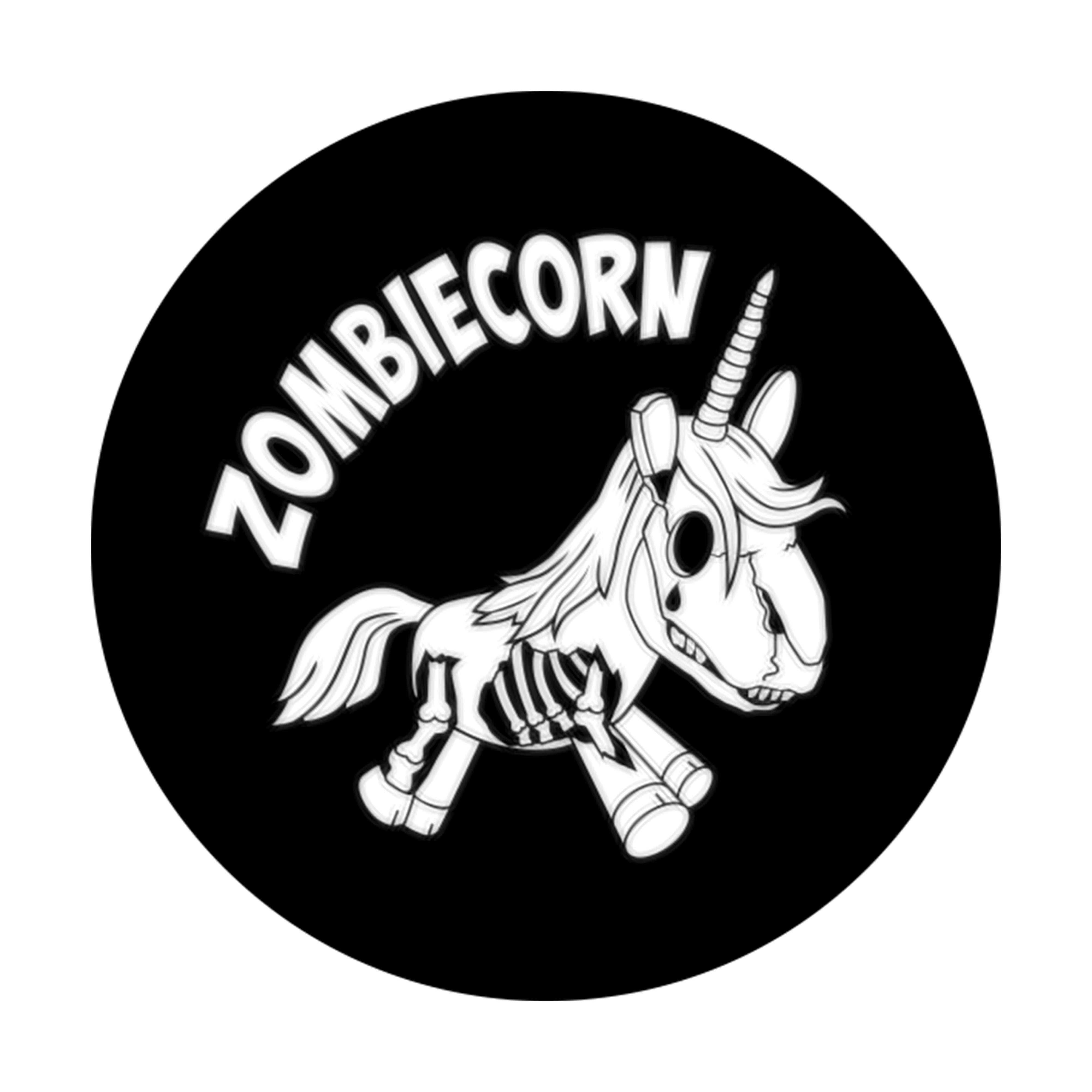 Geek Aufkleber Zombiecorn