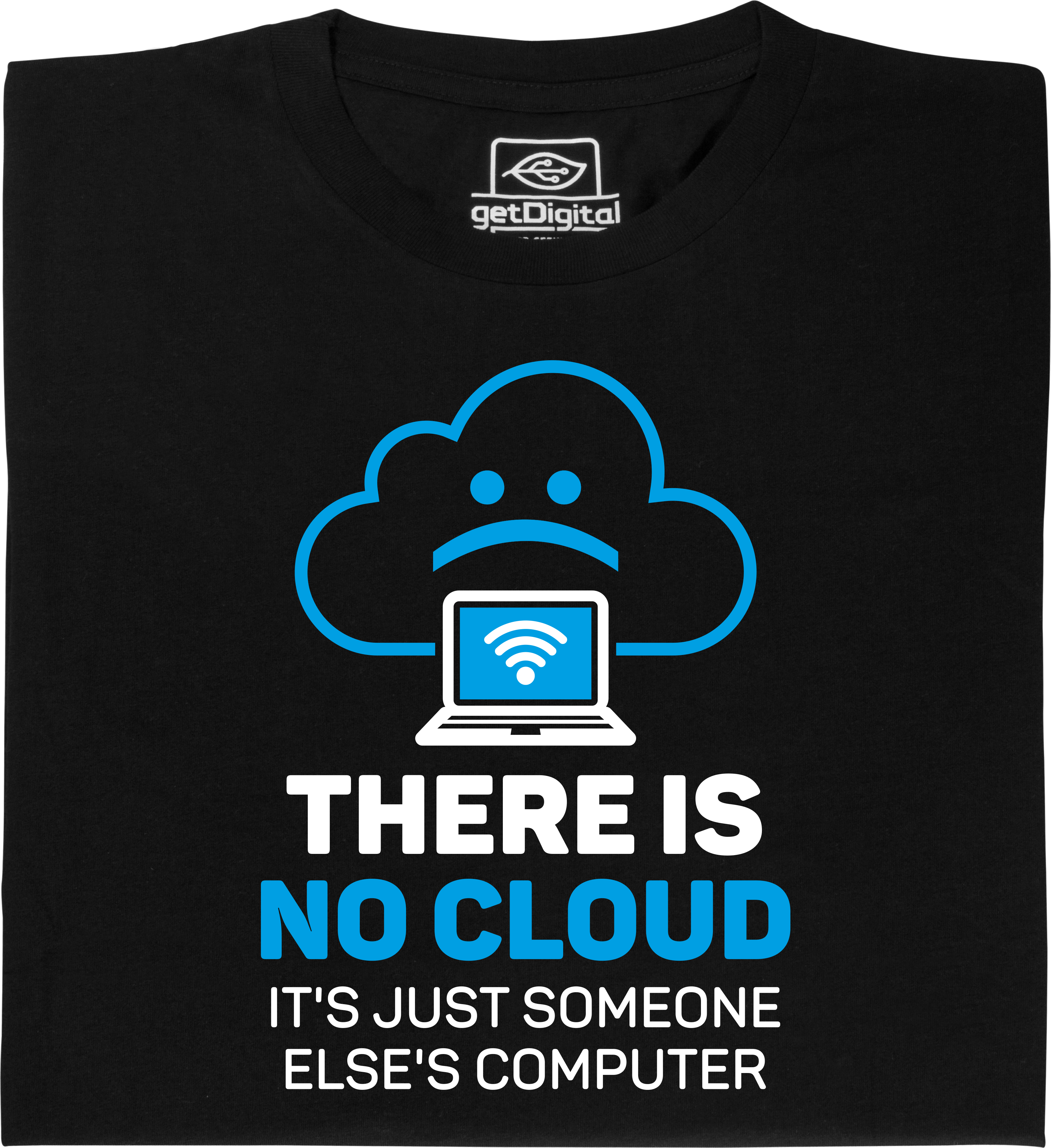 Fair gehandeltes Öko-T-Shirt: There is no cloud