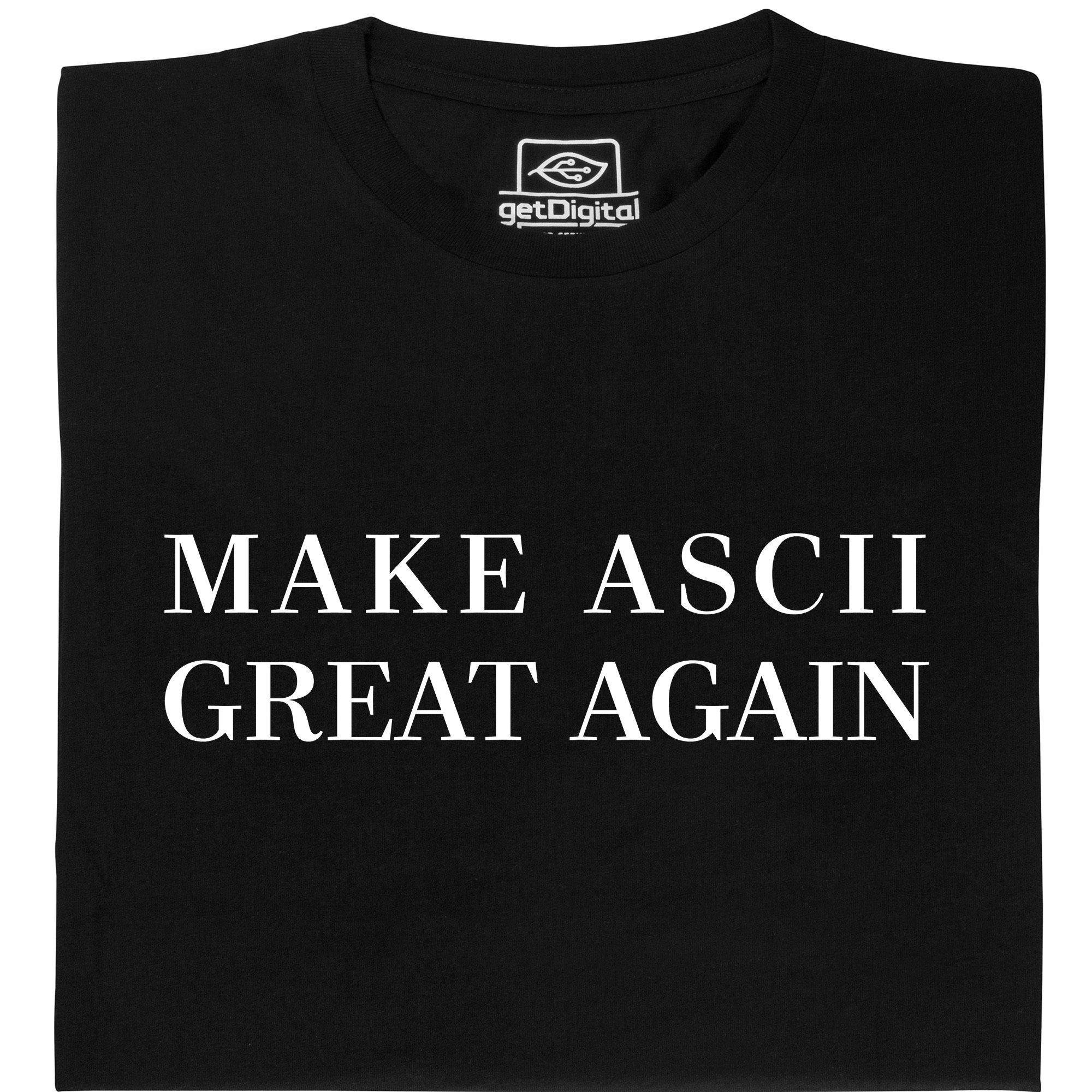 Fair gehandeltes Öko-T-Shirt: Make ASCII great again
