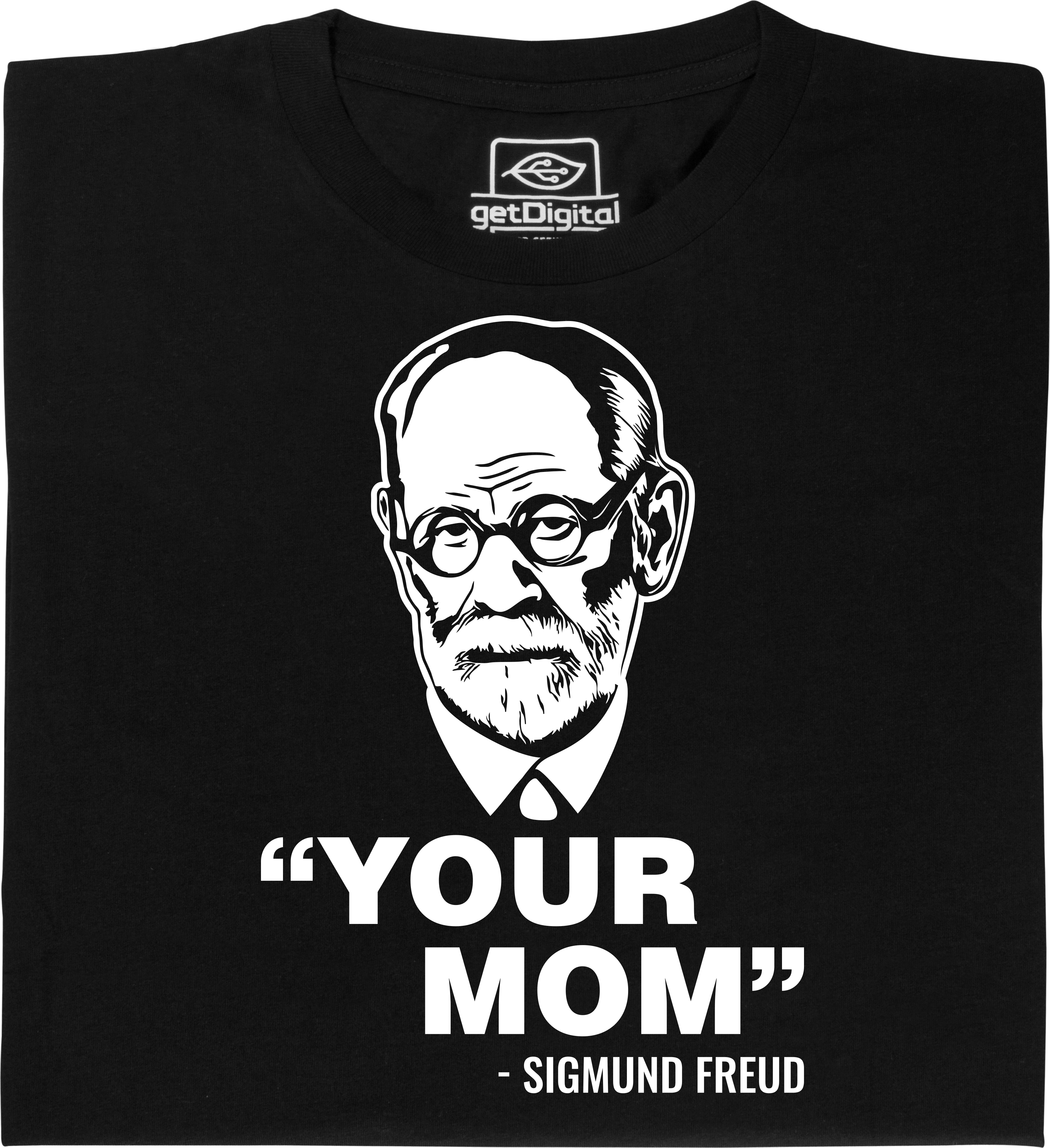 Fair gehandeltes Öko-T-Shirt: Freuds Deine Mutter