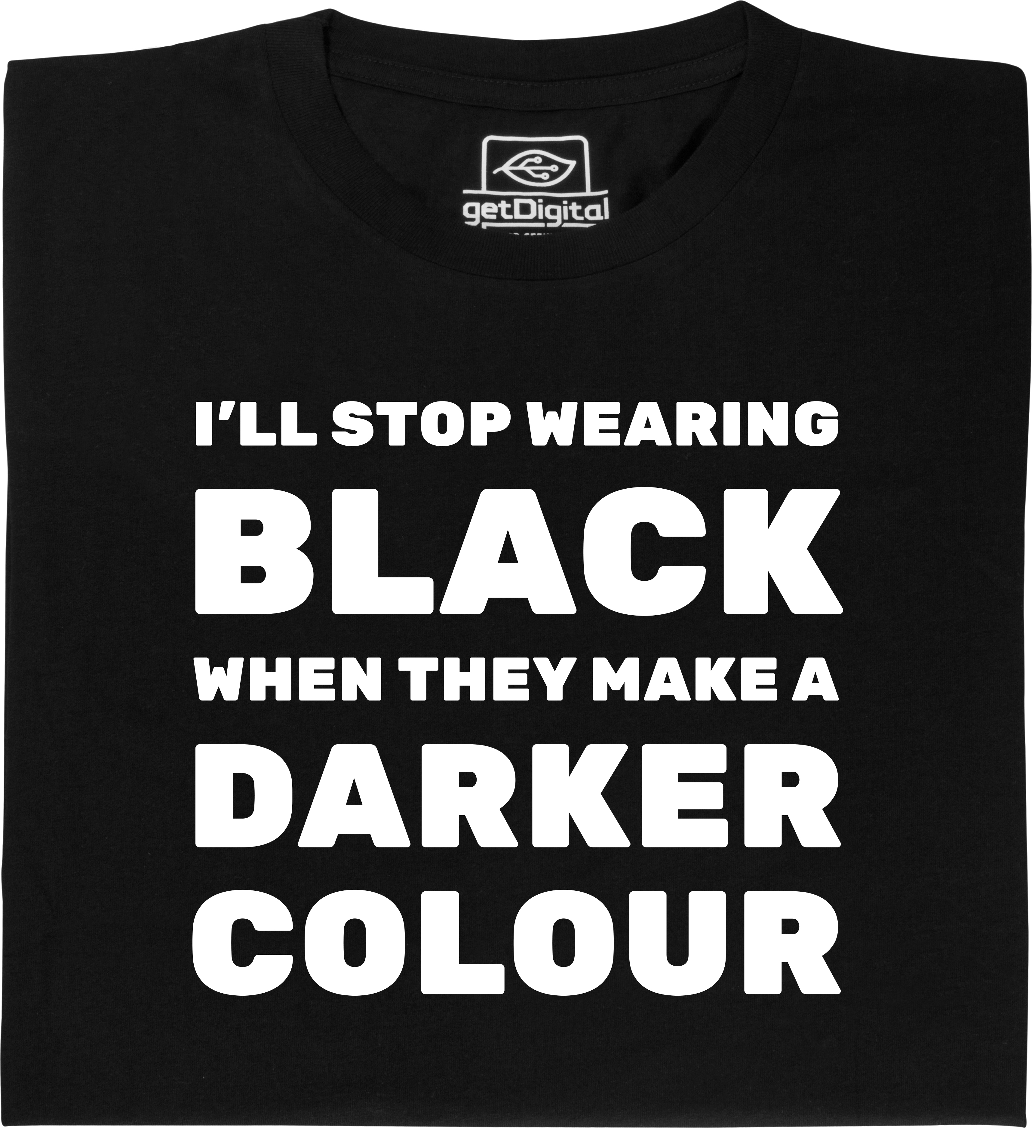 Fair gehandeltes Öko-T-Shirt: I’ll stop wearing black