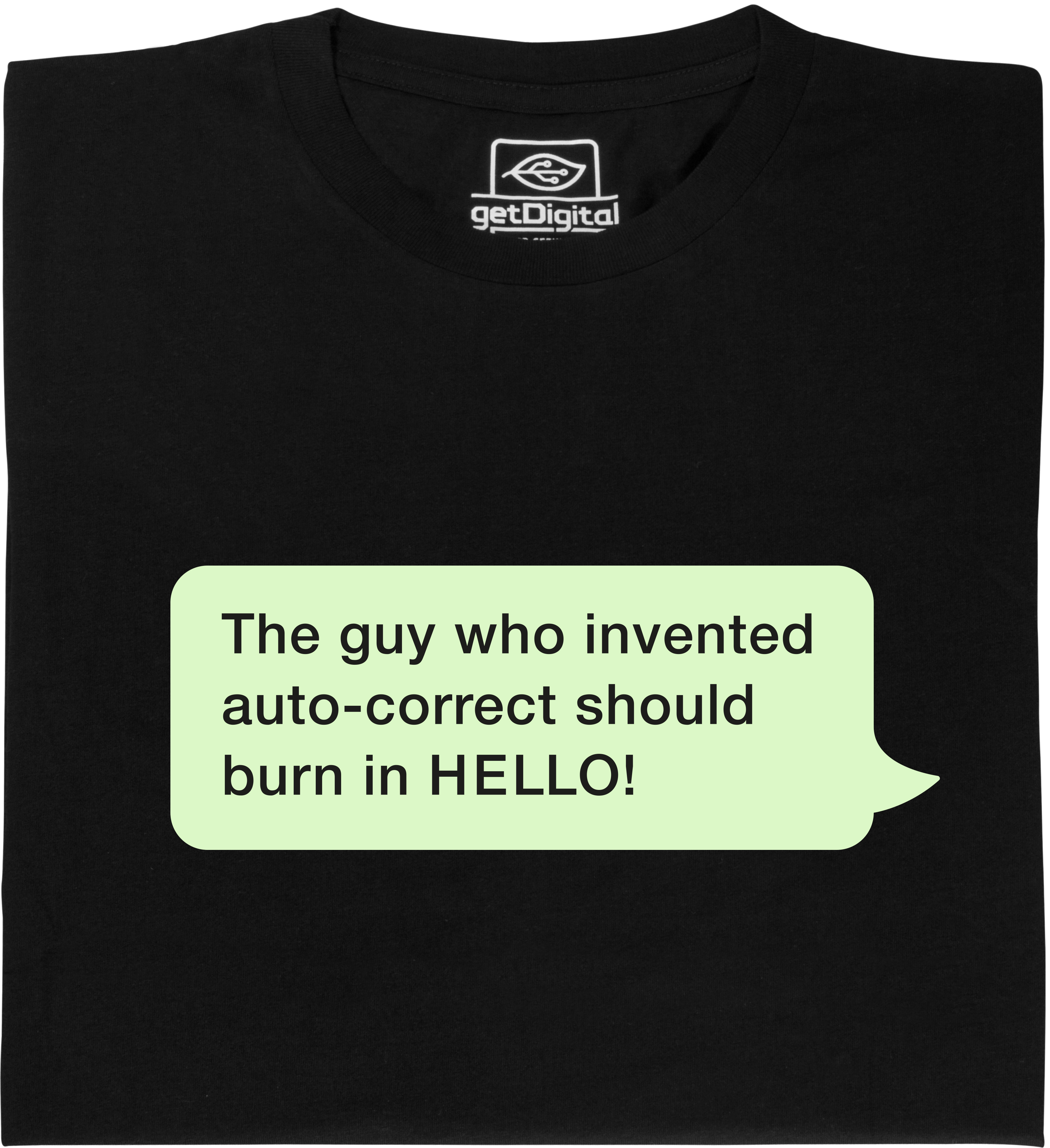 Fair gehandeltes Öko-T-Shirt: Auto-Correct