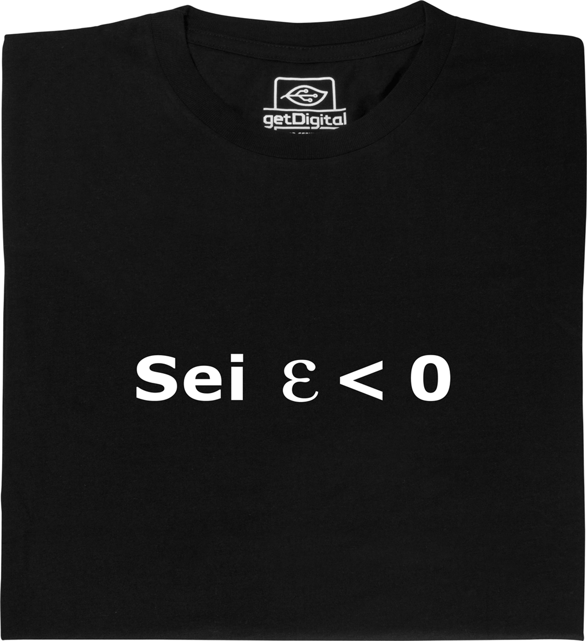 Fair gehandeltes Öko-T-Shirt: Sei Epsilon kleiner null