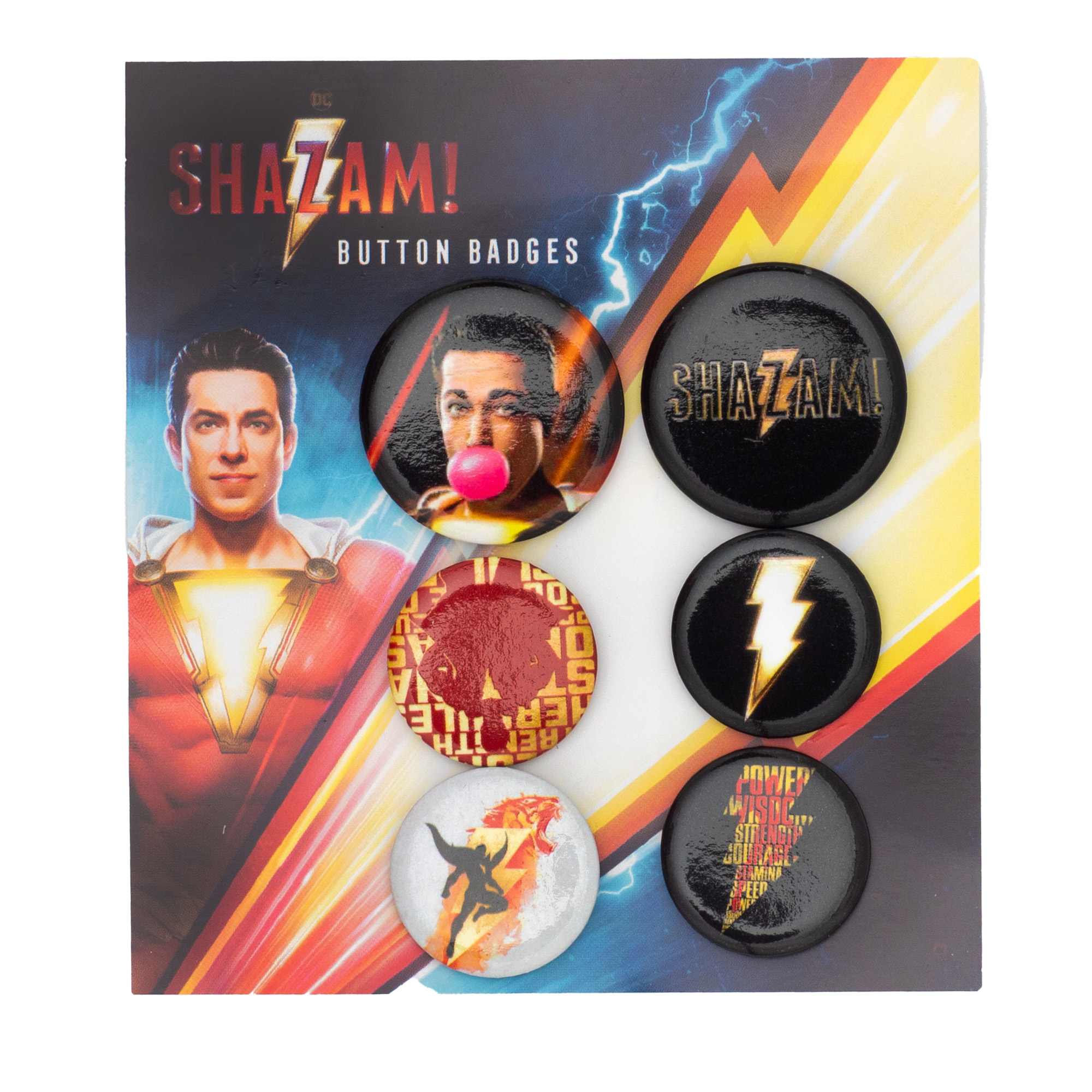 Shazam Button-Set