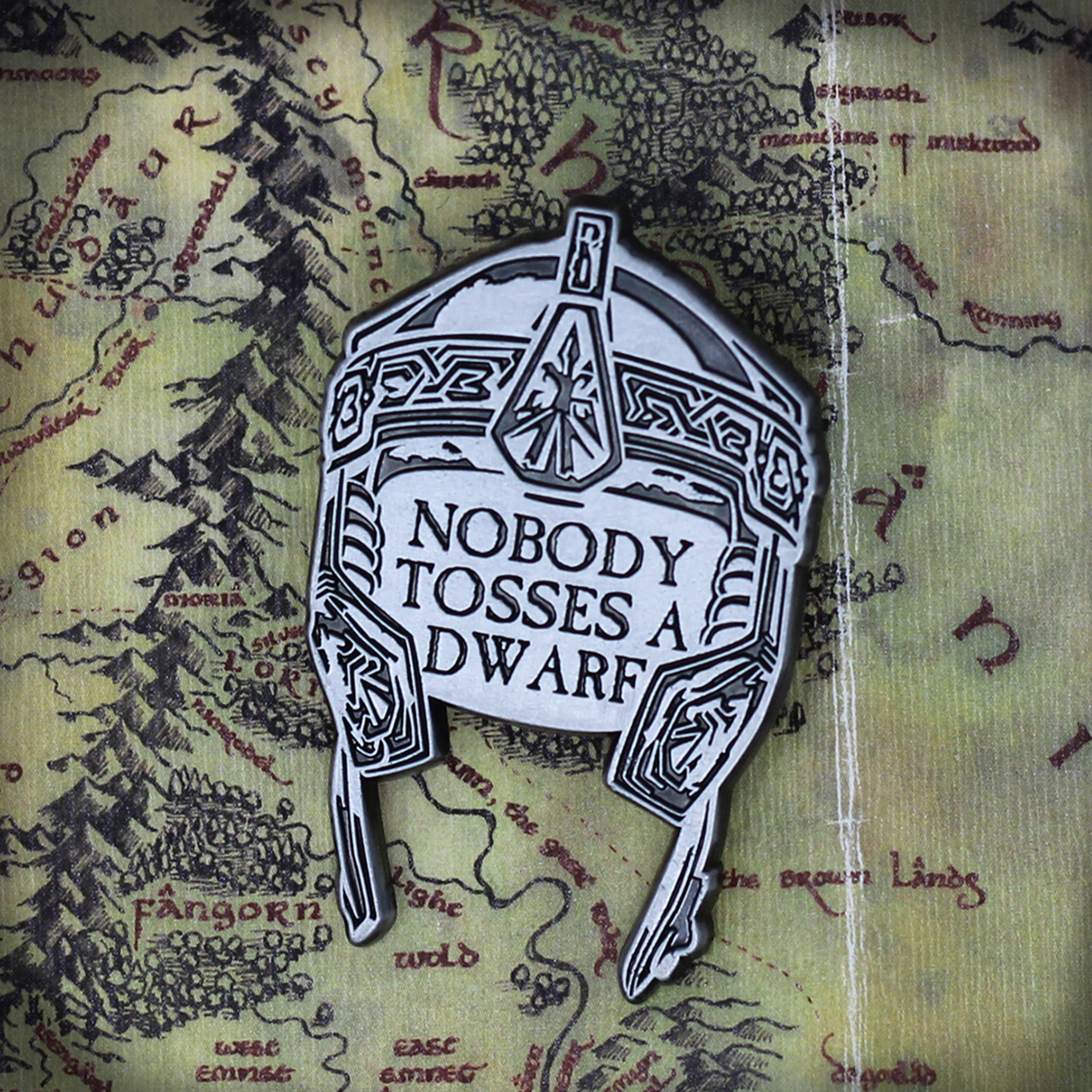 Brosche Gimli-Helm, 14,5 cm