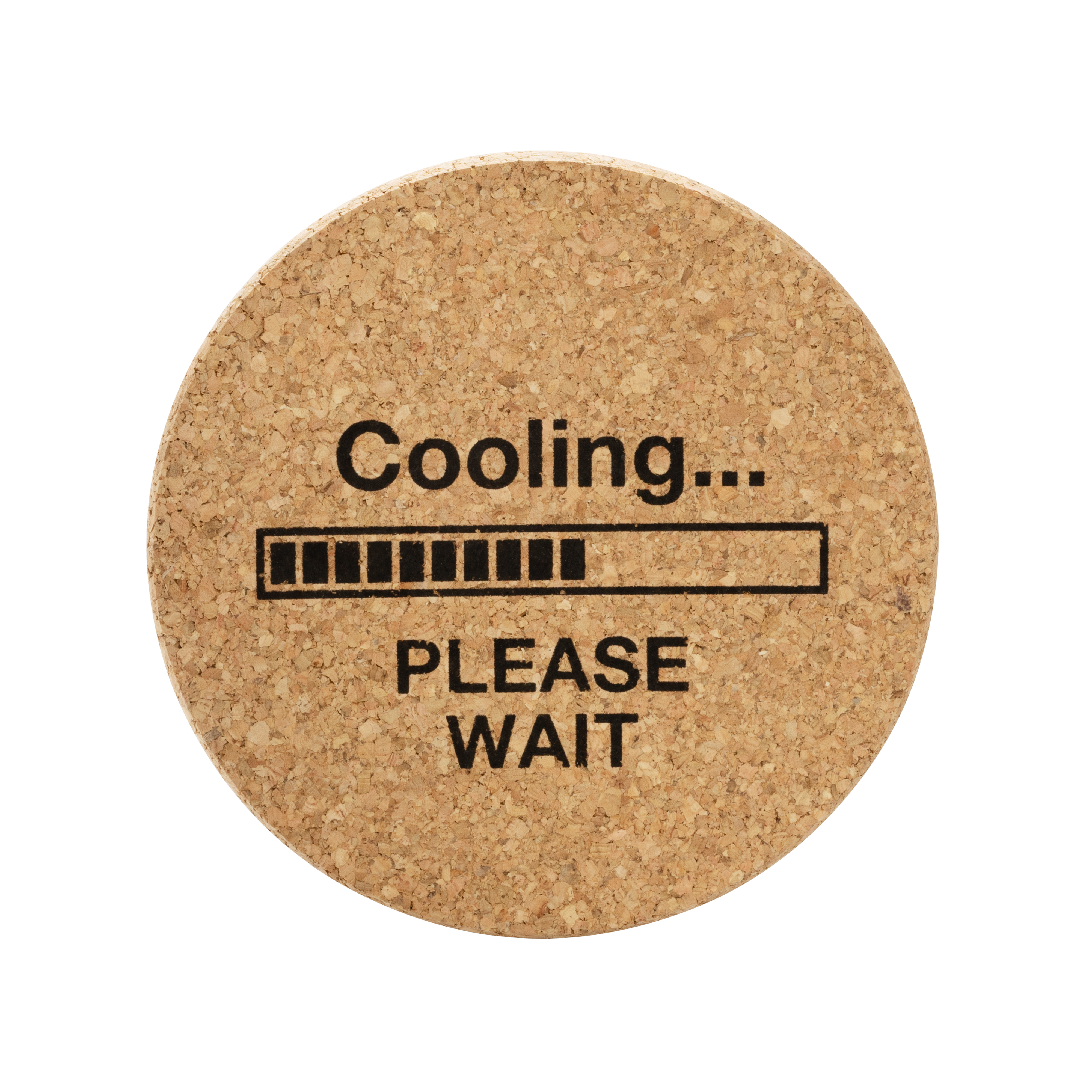 Topfuntersetzer Cooling Please Wait