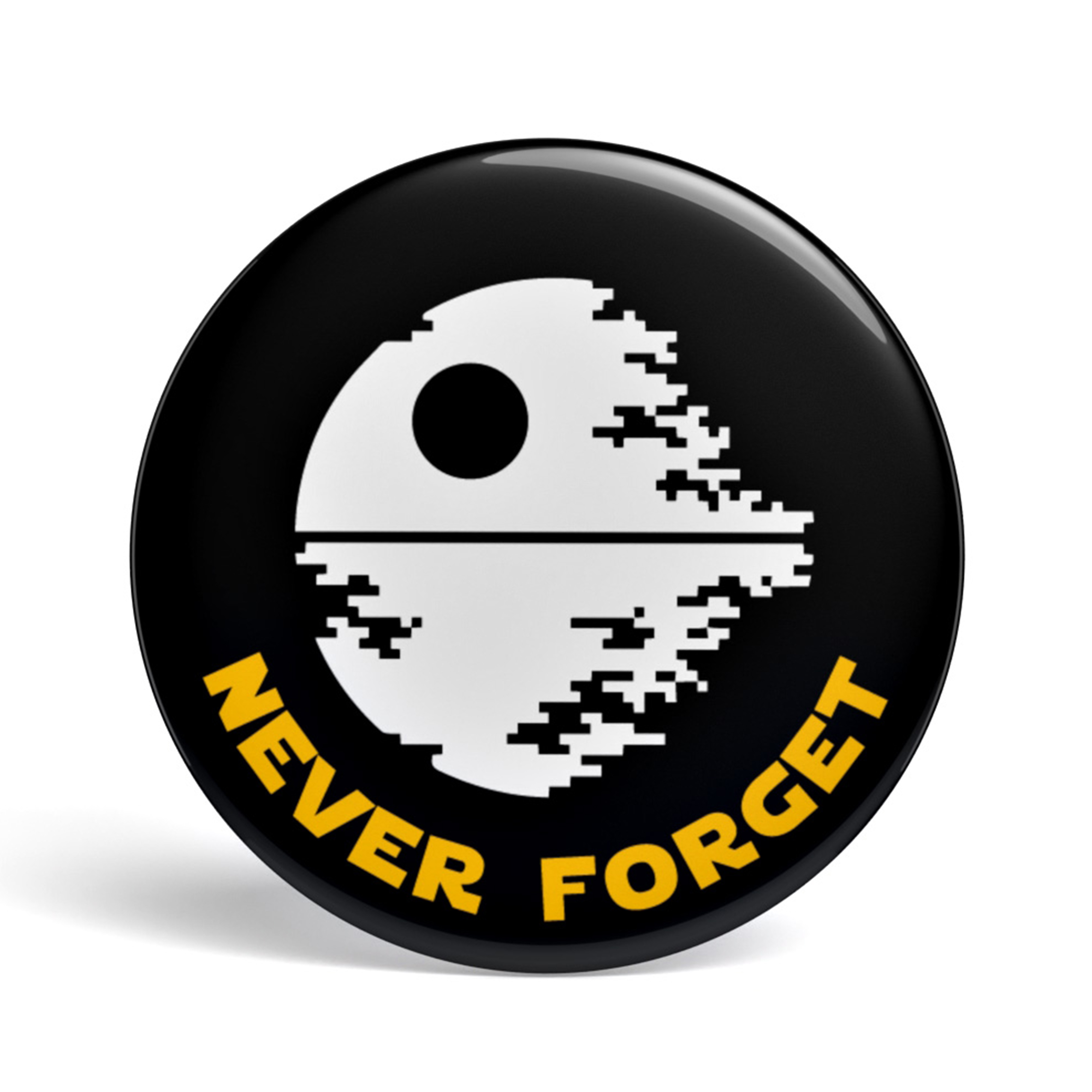 Geek Button Never Forget Death Star