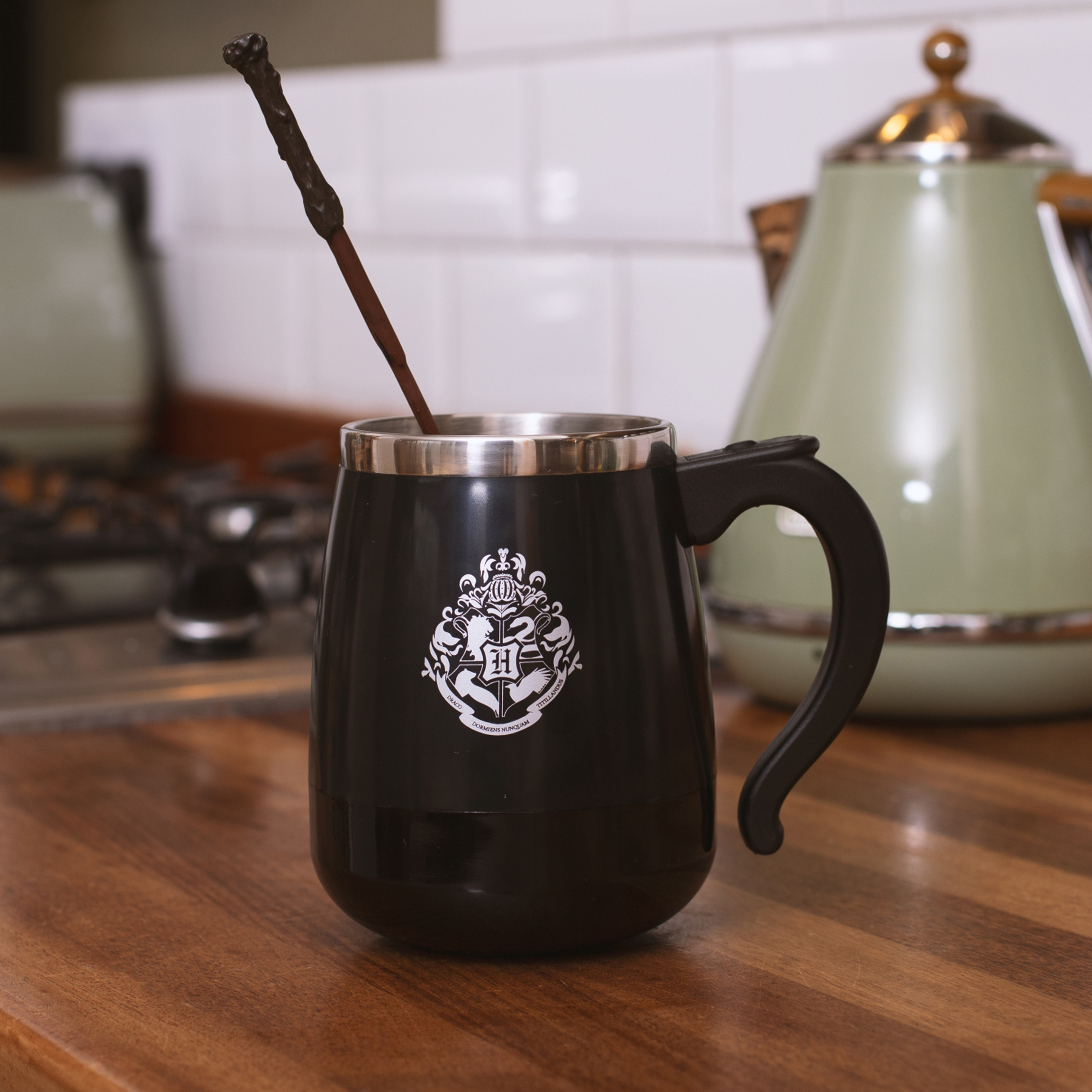 Harry Potter HAPOMAGMG Selbstrührende Tasse, 450 milliliters, Metall, Klar, 1 Stück (1er Pack)