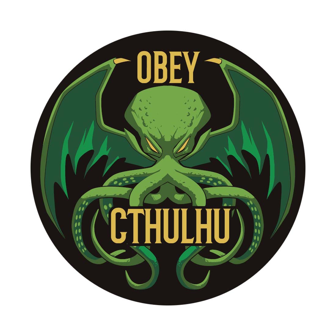 Obey Cthulhu Aufkleber