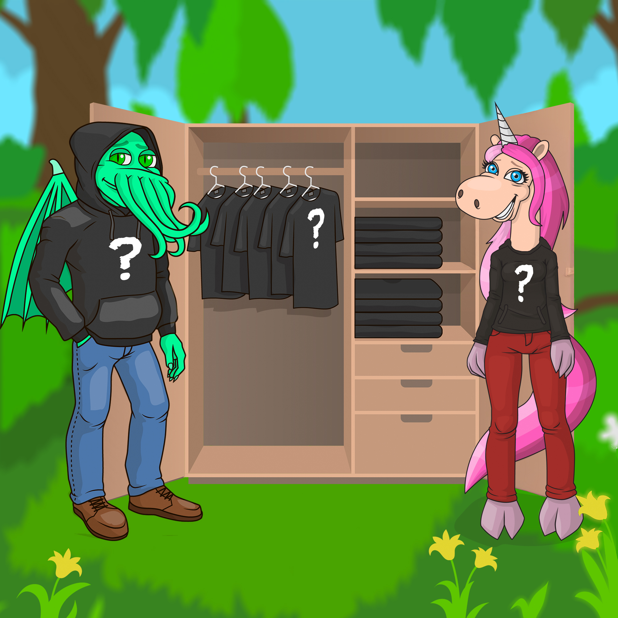 Überraschungs-Hoodie