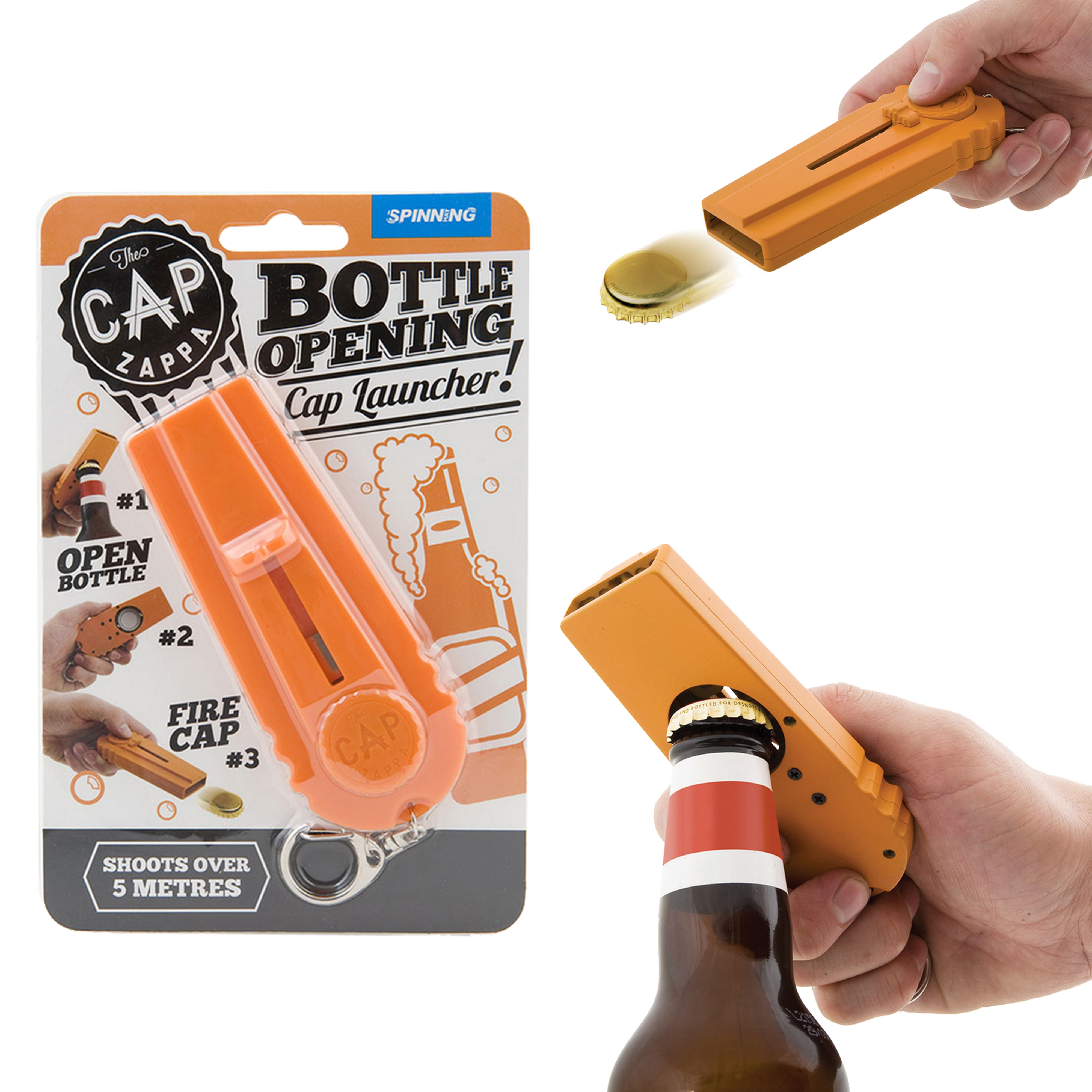 Kronkorken-Schleuder Flaschenöffner