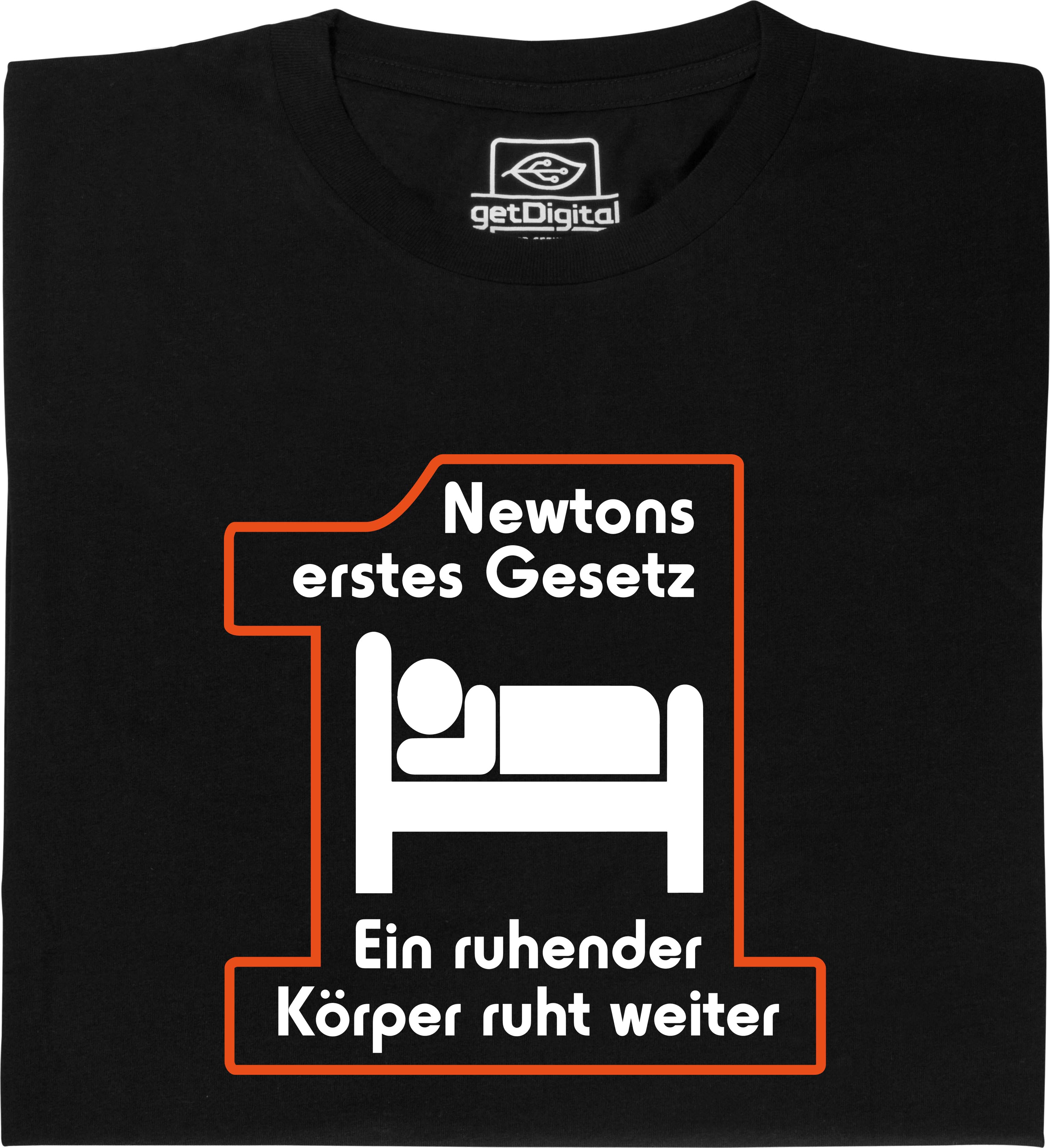 Fair gehandeltes Öko-T-Shirt: Newtons erstes Gesetz