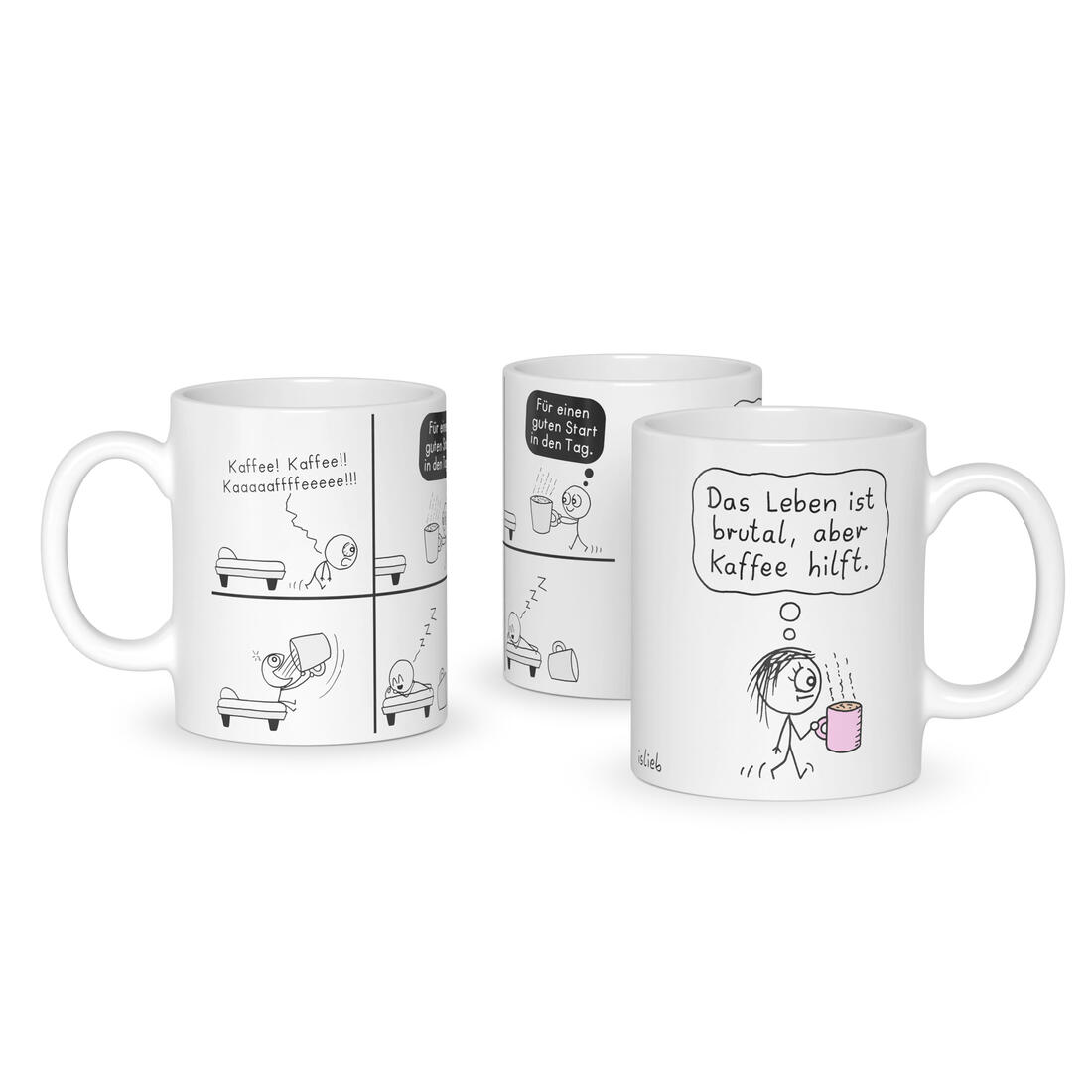 islieb – Kaffee hilft Becher