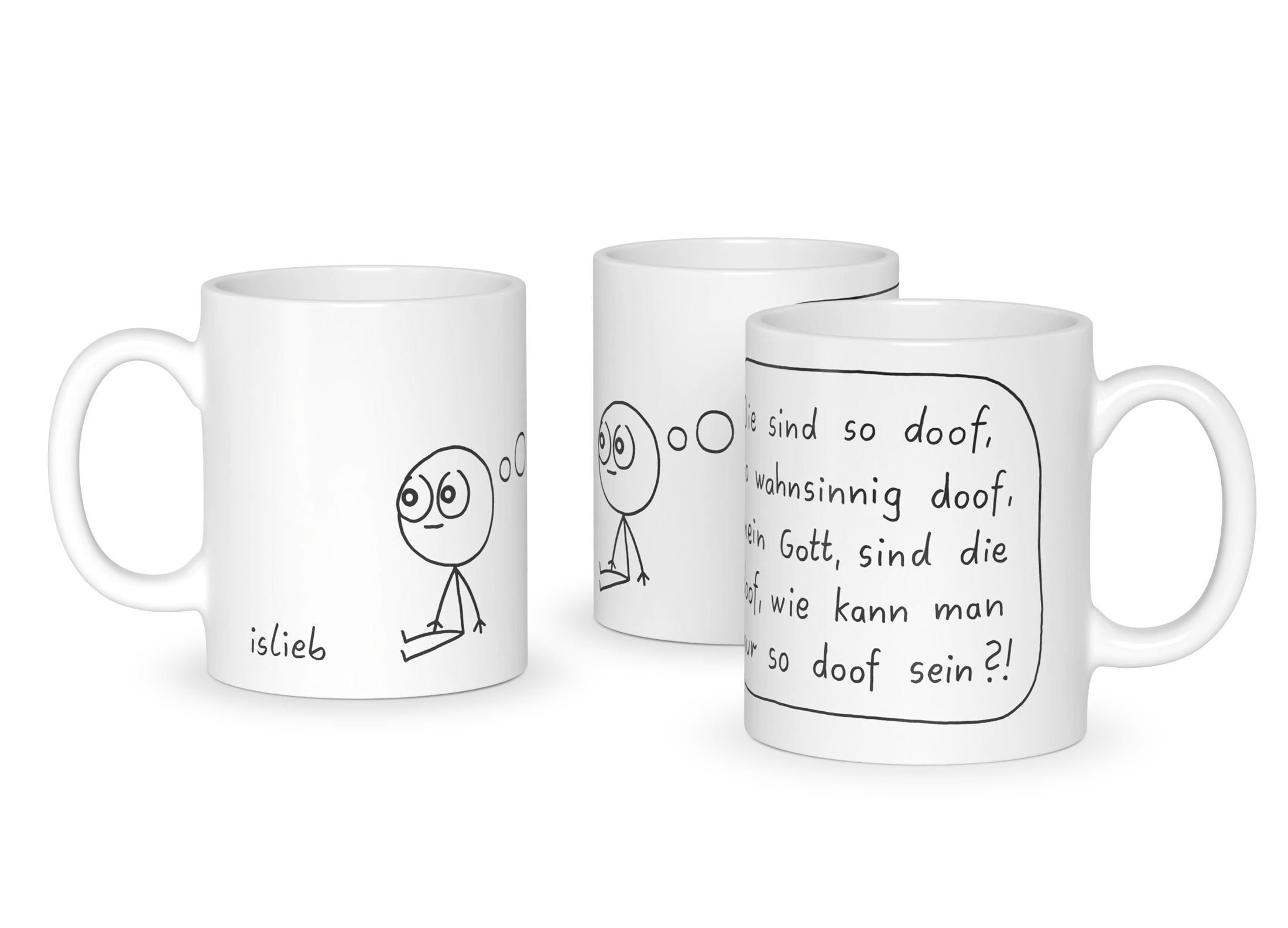 islieb – So doof Becher