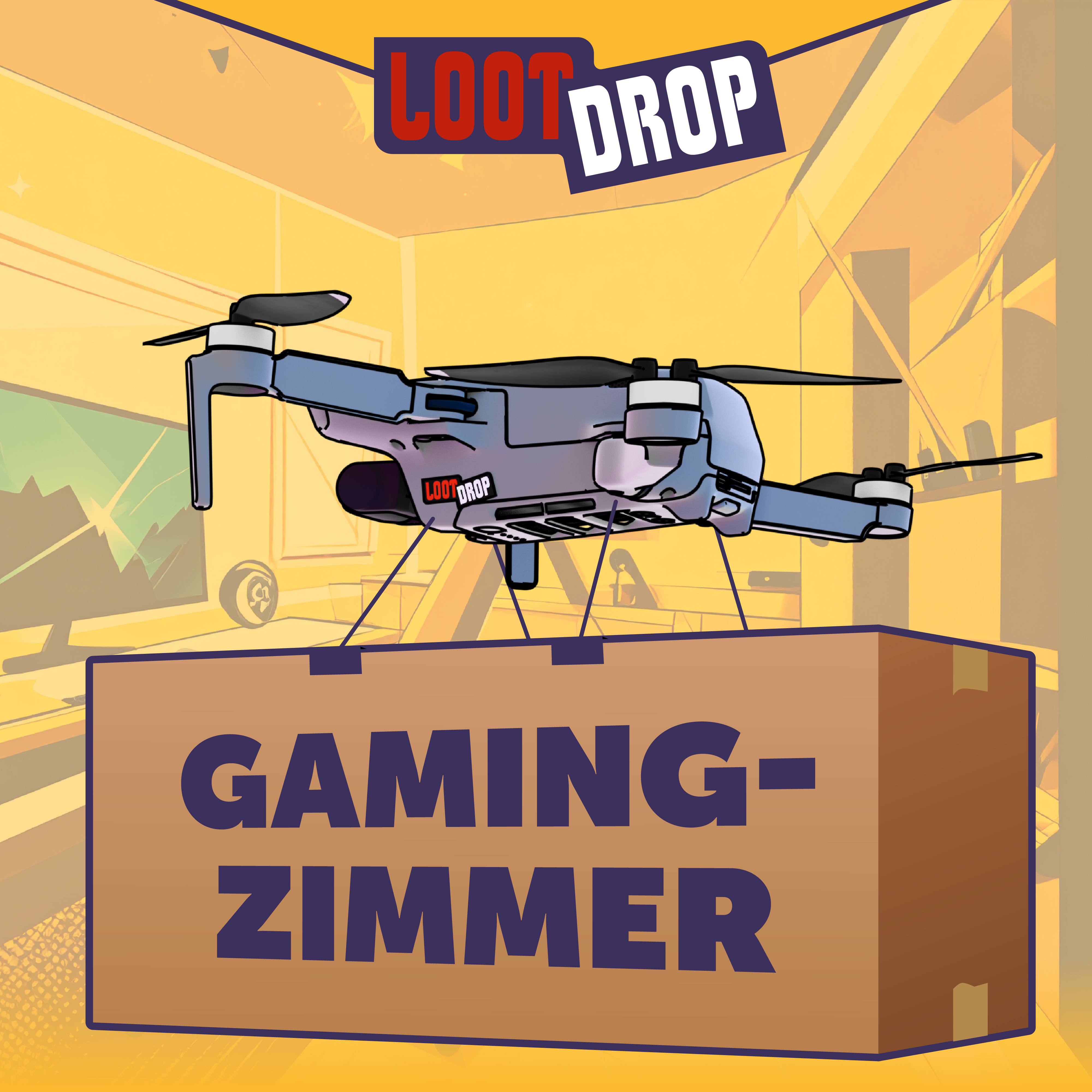 Gaming Raum Loot Drop