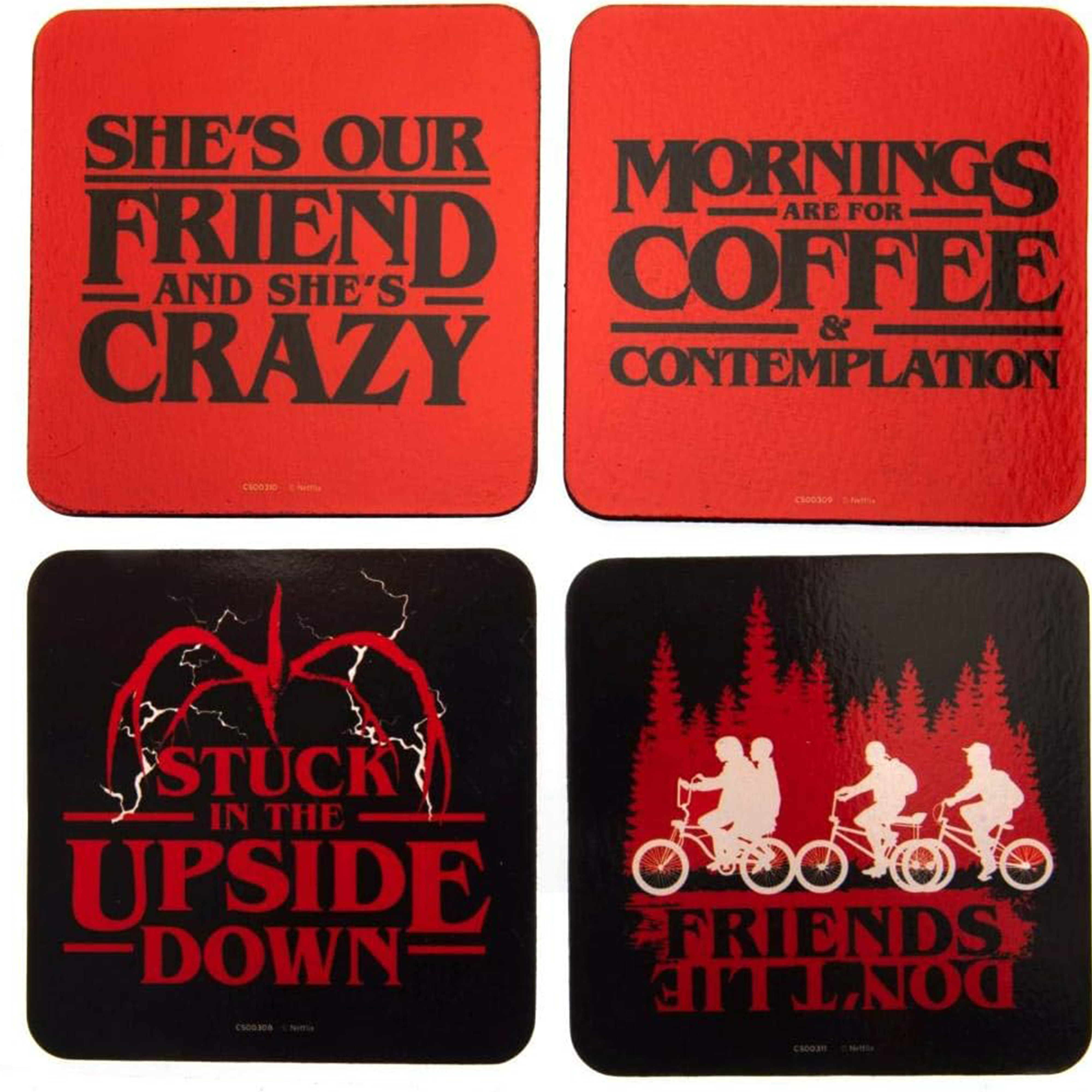 Stranger Things Untersetzer-Set