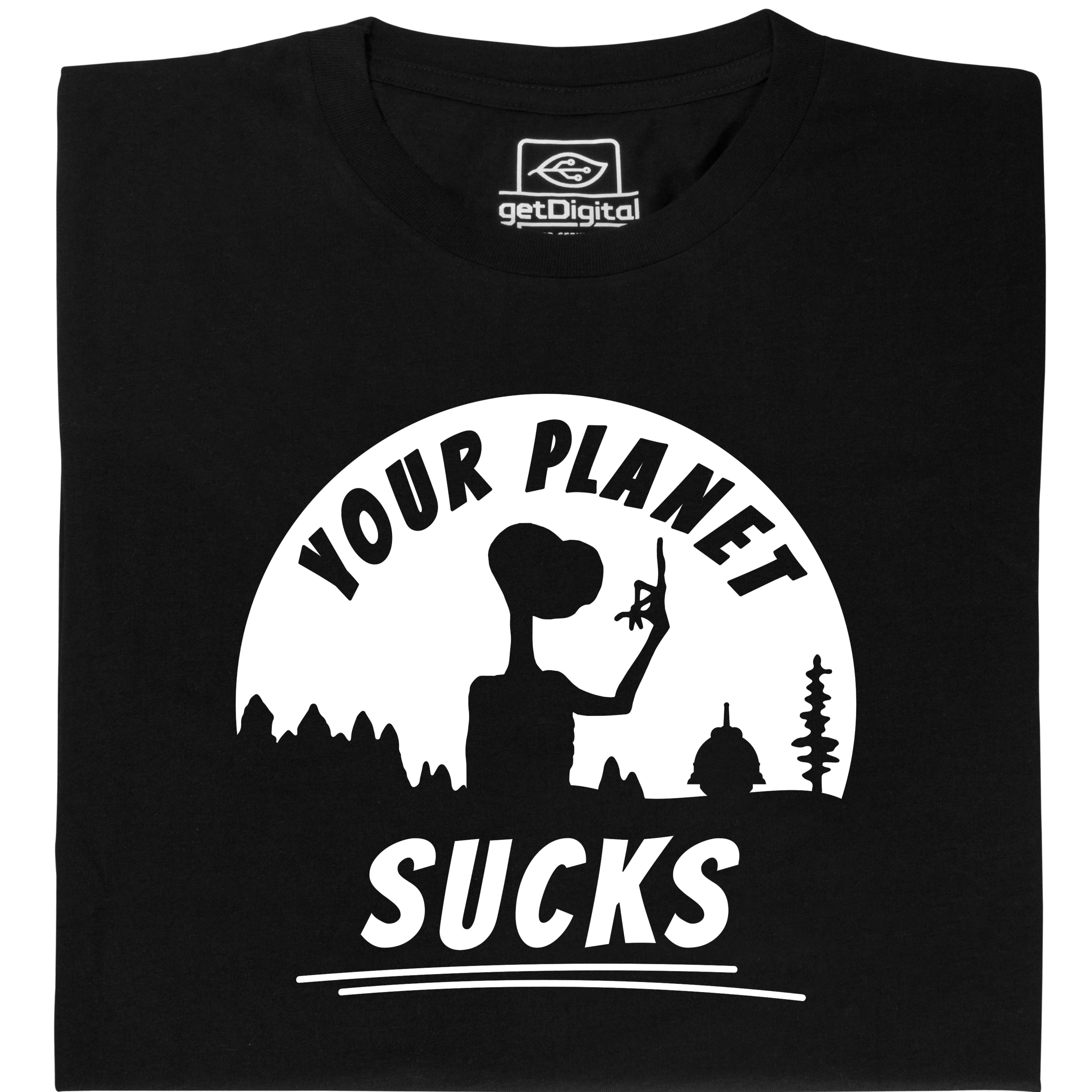 Fair gehandeltes Öko-T-Shirt: Your Planet Sucks