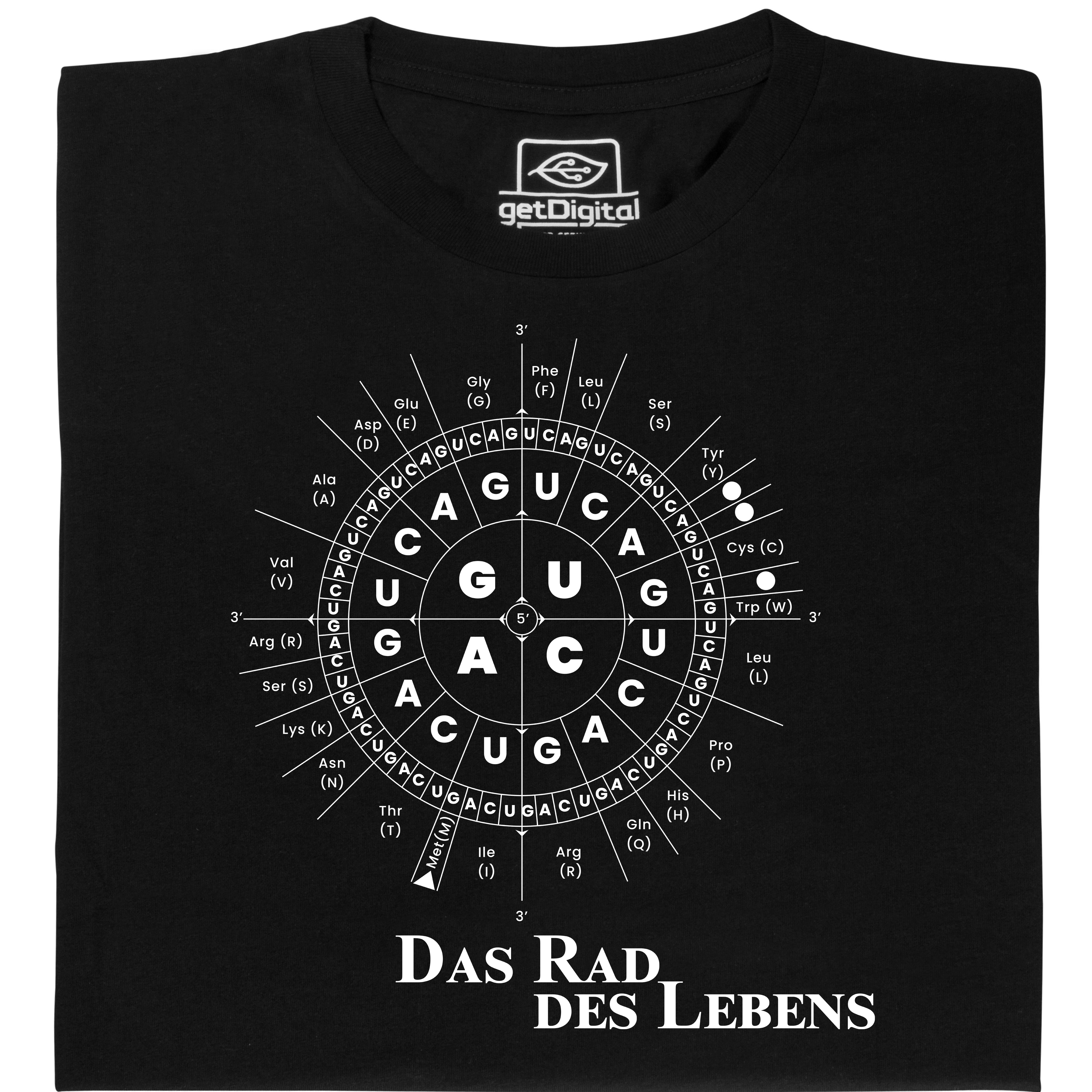 Fair gehandeltes Öko-T-Shirt: Das Rad des Lebens