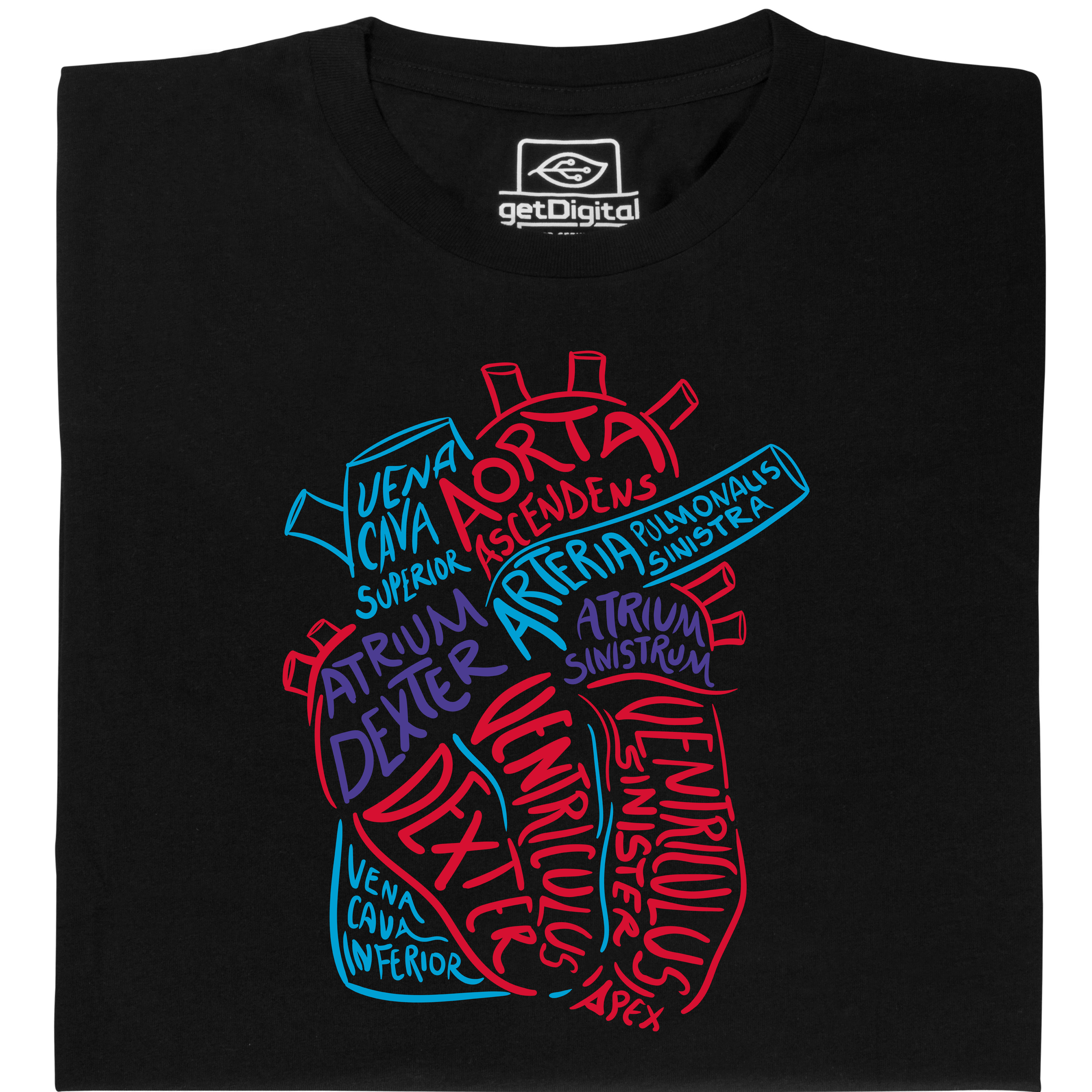 Fair gehandeltes Öko-T-Shirt: Anatomie des Herzens