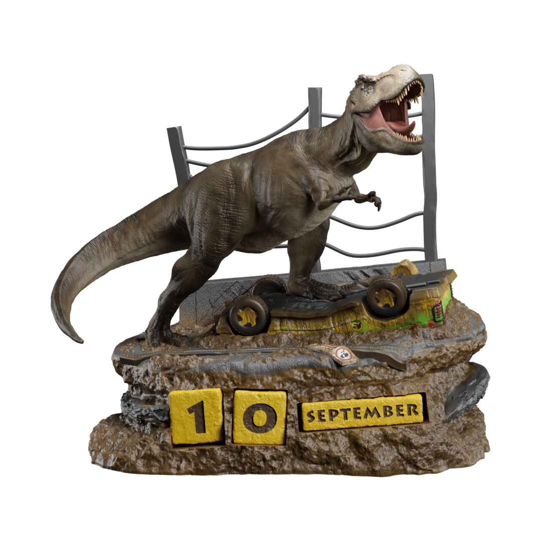 Jurassic Park T-Rex Dauerkalender