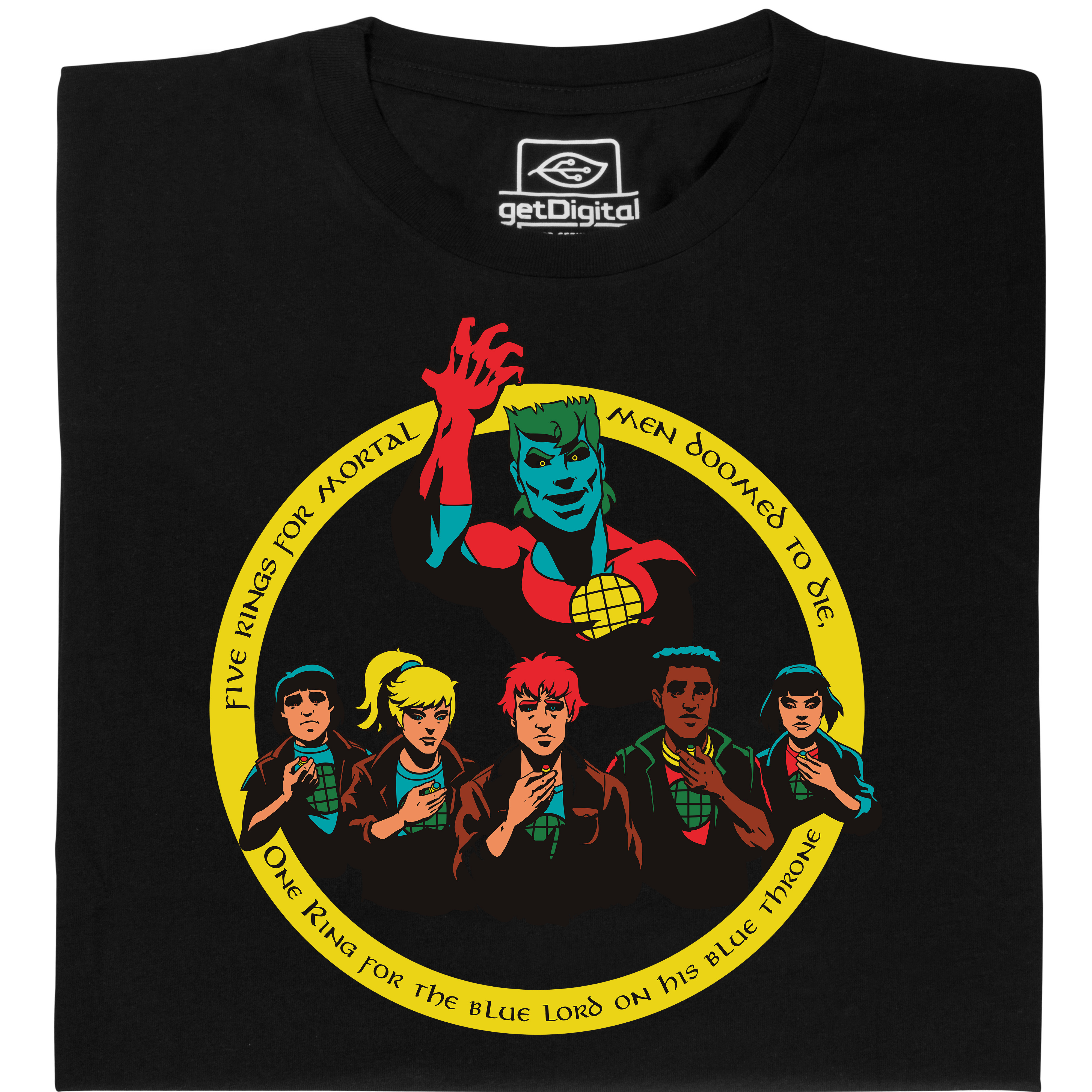 Fair gehandeltes Öko-T-Shirt: 5 Ringe