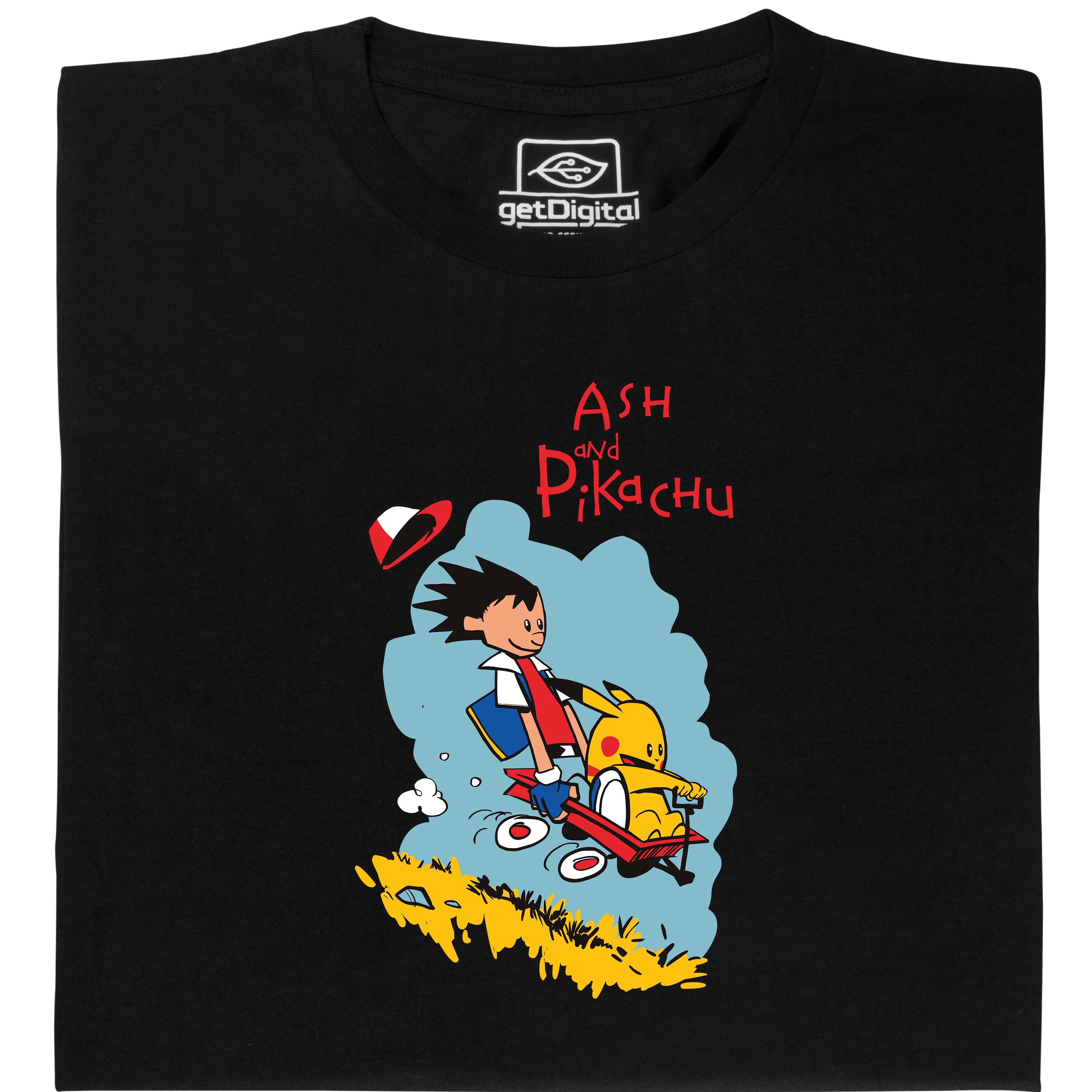 Fair gehandeltes Öko-T-Shirt: Ash and Pikachu