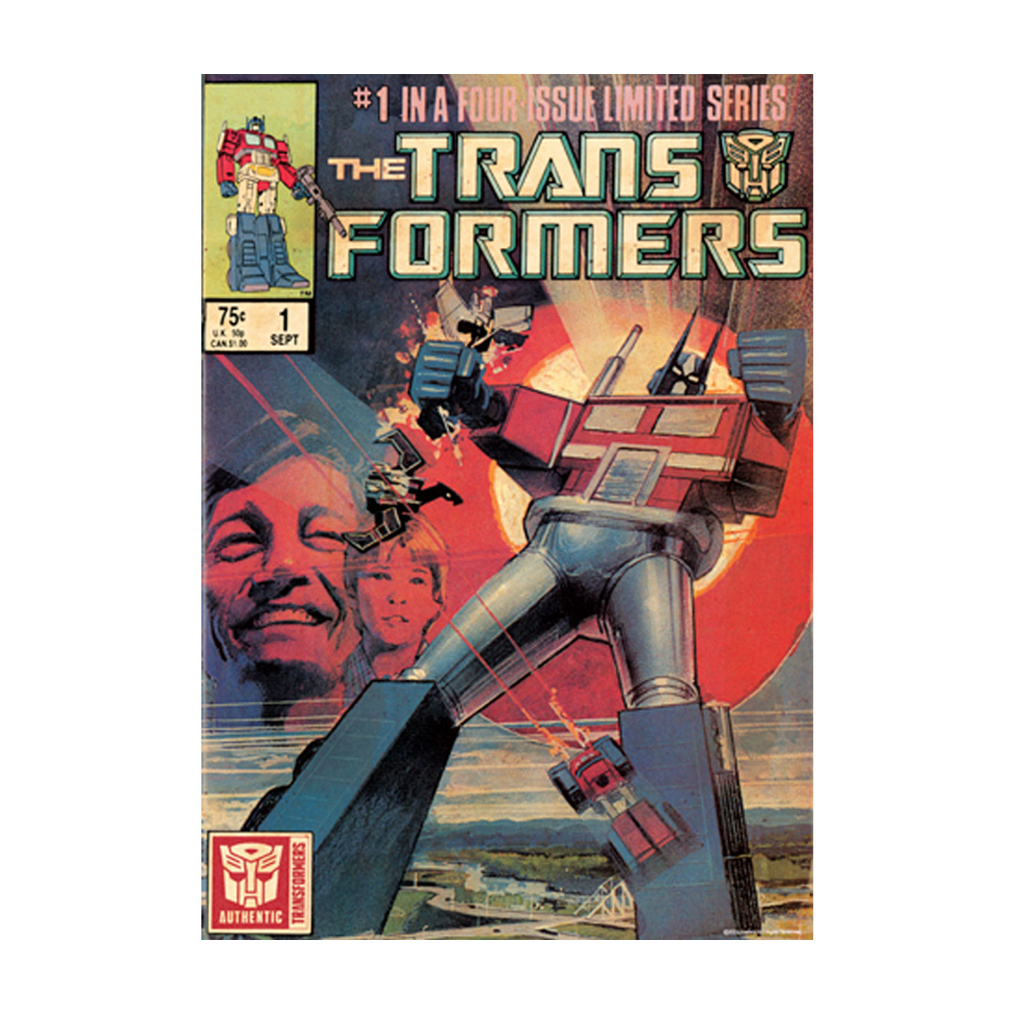 FaNaTtik Transformers Kunstdruck zum 40. Hochzeitstag, A3