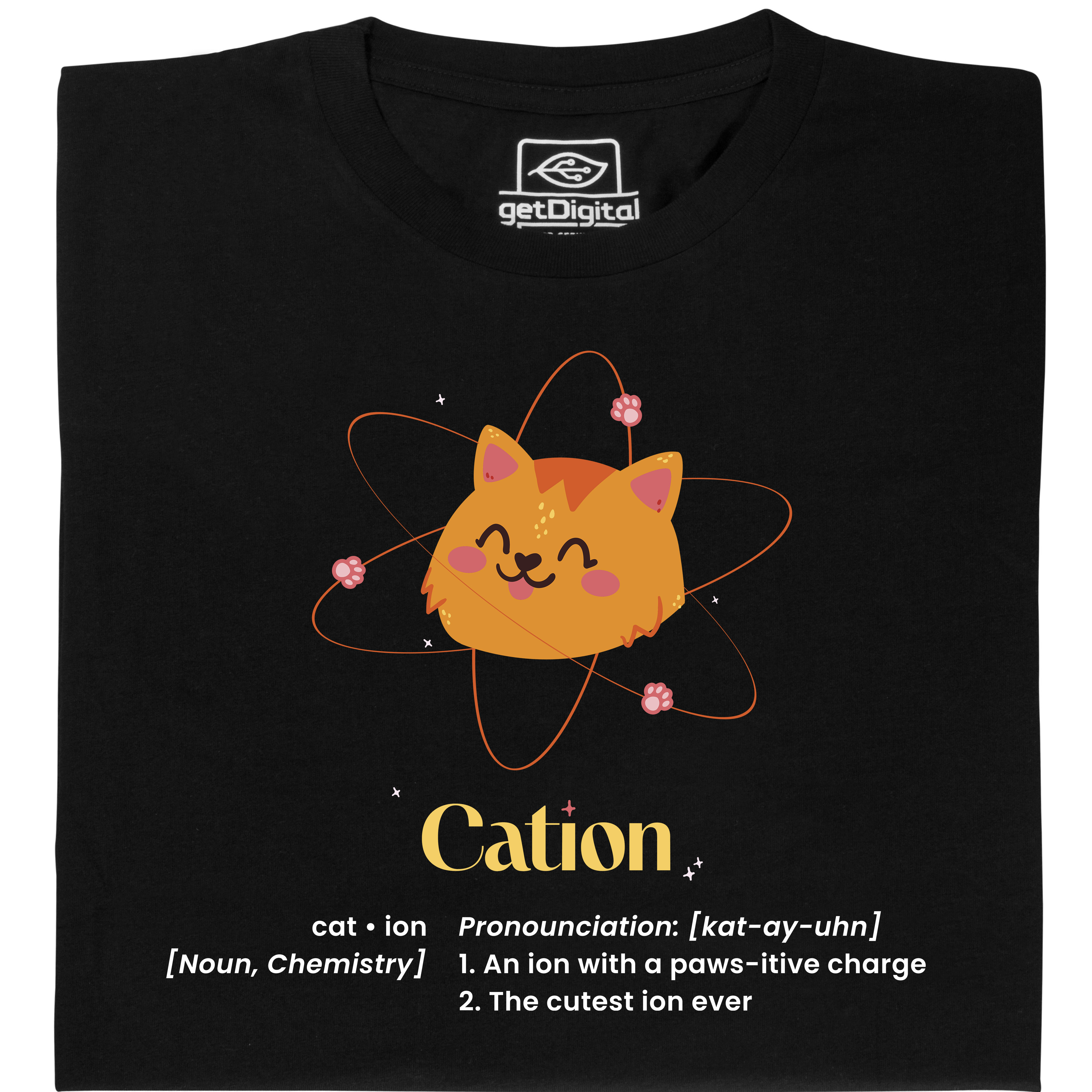 Fair gehandeltes Öko-T-Shirt: Cat-Ion