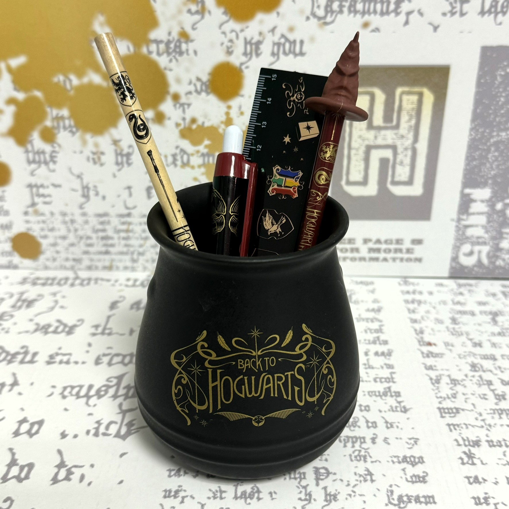 BLUE SKY Harry Potter Kessel Schreibwaren- Und Bleistifthalter-Set