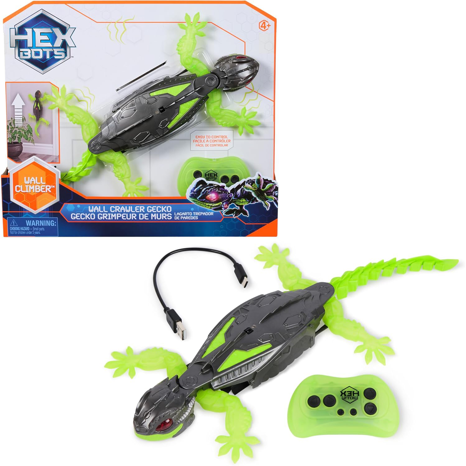 Hexbots Wall Crawler Gecko RC