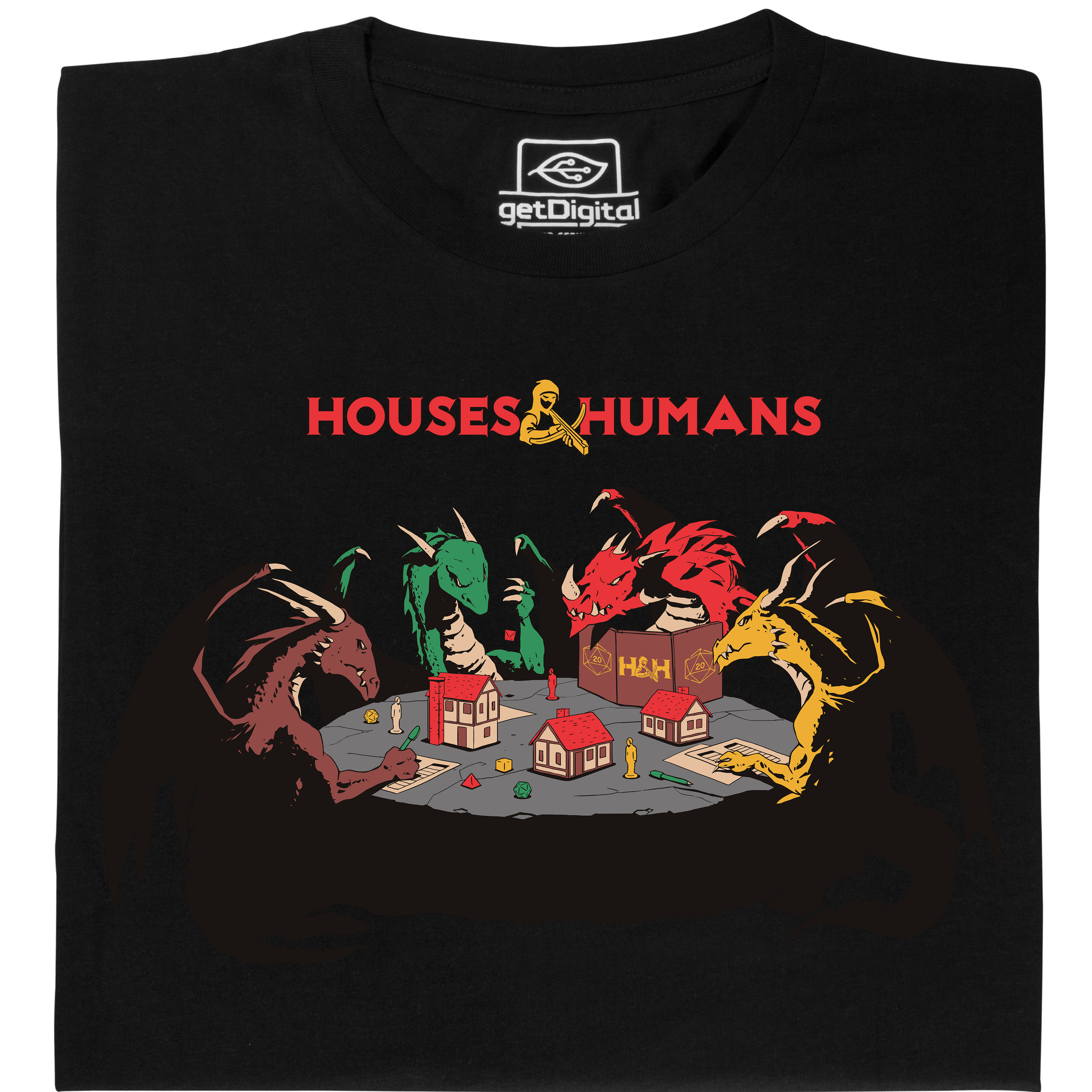 Fair gehandeltes Öko-T-Shirt: Houses & Humans