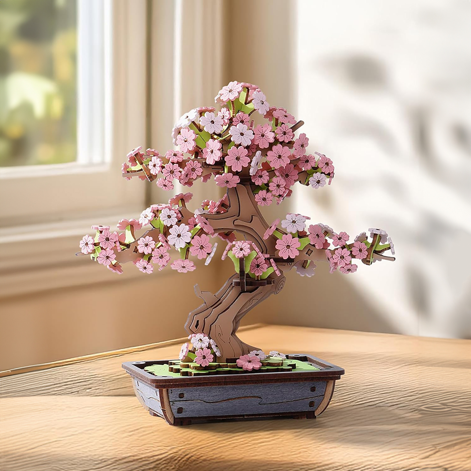 Robotime Rolife Sakura Bonsai TG415 Rolife DIY Miniatuur Knutselen Bonsai Bouwpakket