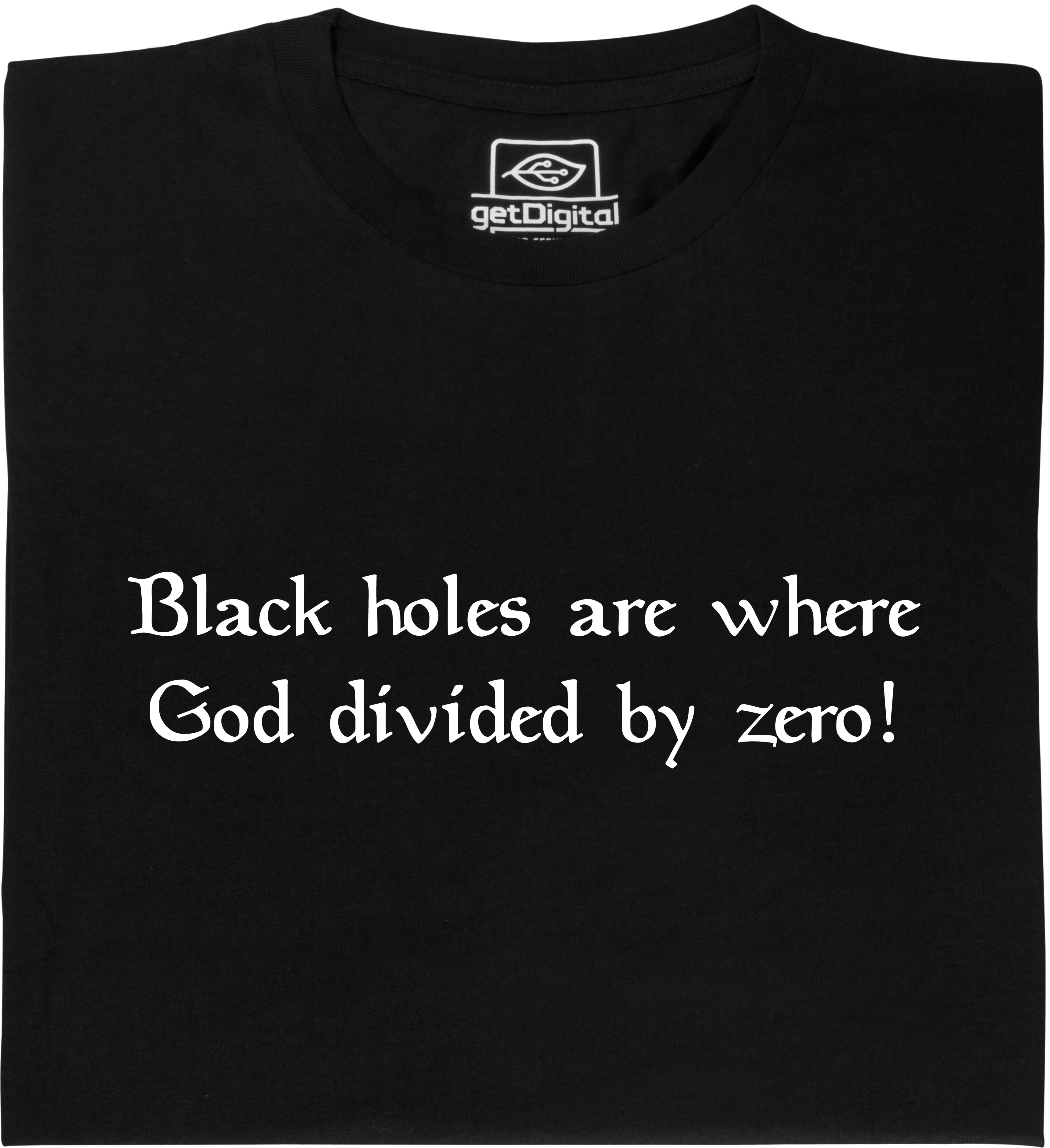 Fair gehandeltes Öko-T-Shirt: Black holes