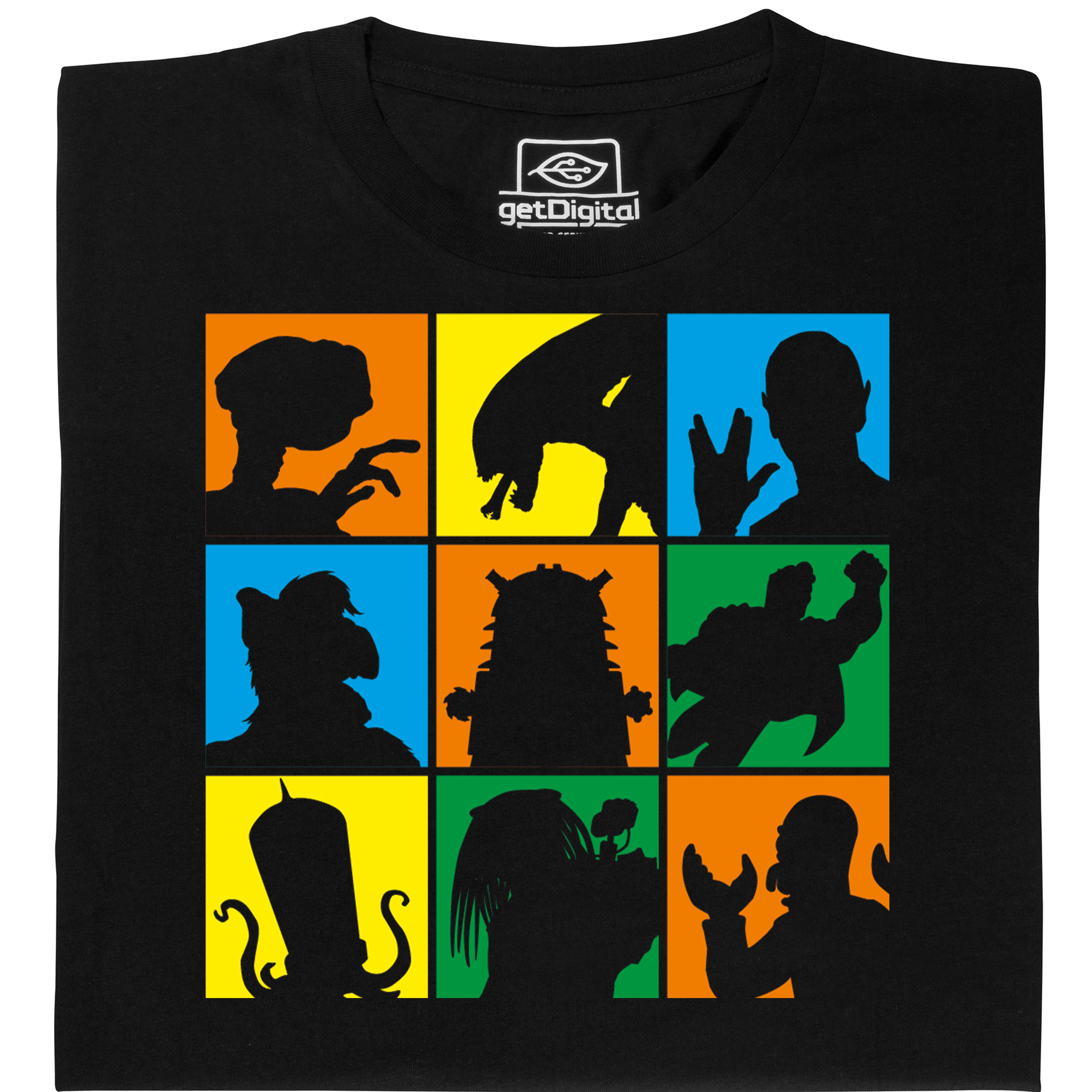 Fair gehandeltes Öko-T-Shirt: Alien Pop Art