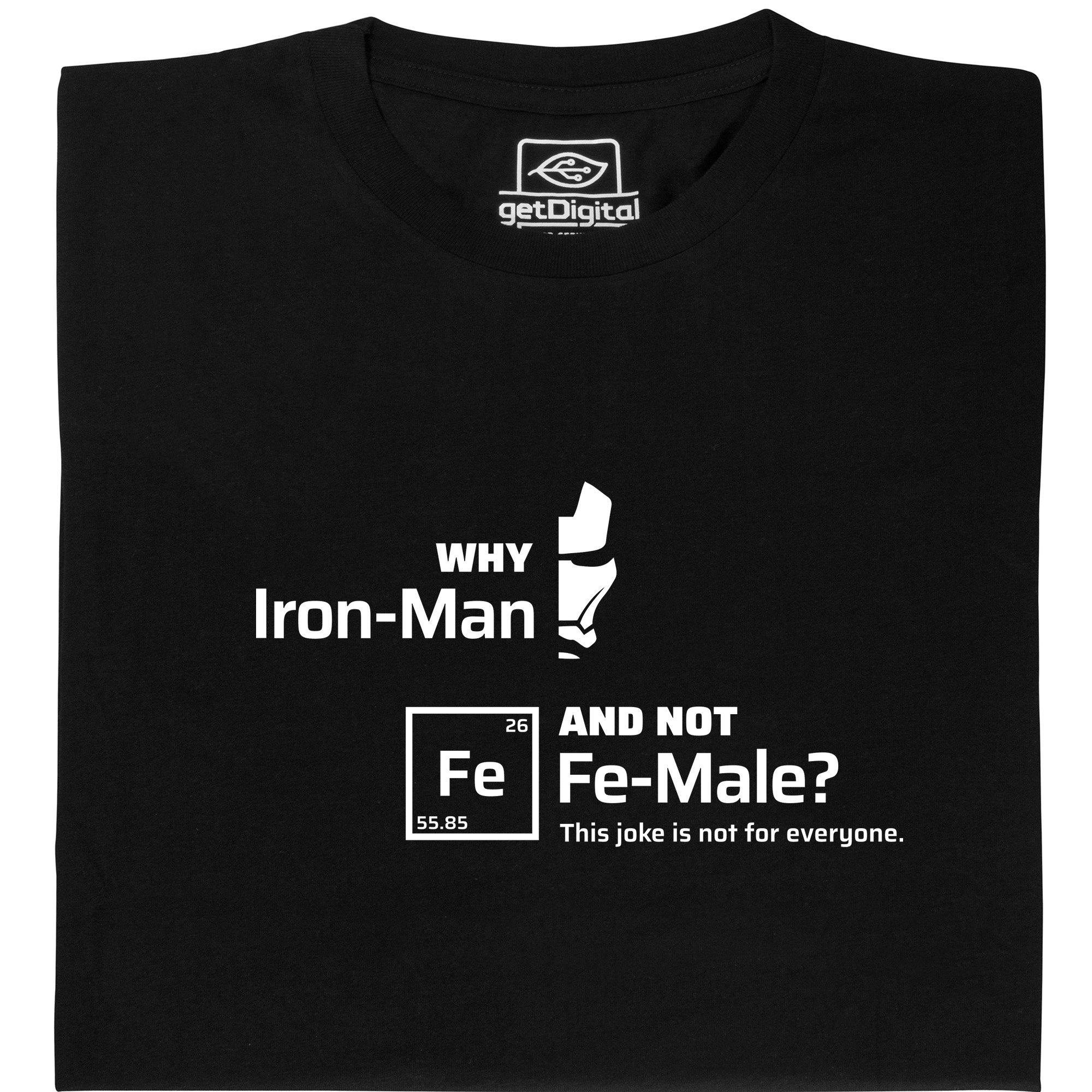 Fair gehandeltes Öko-T-Shirt: Iron Man vs. Fe-Male
