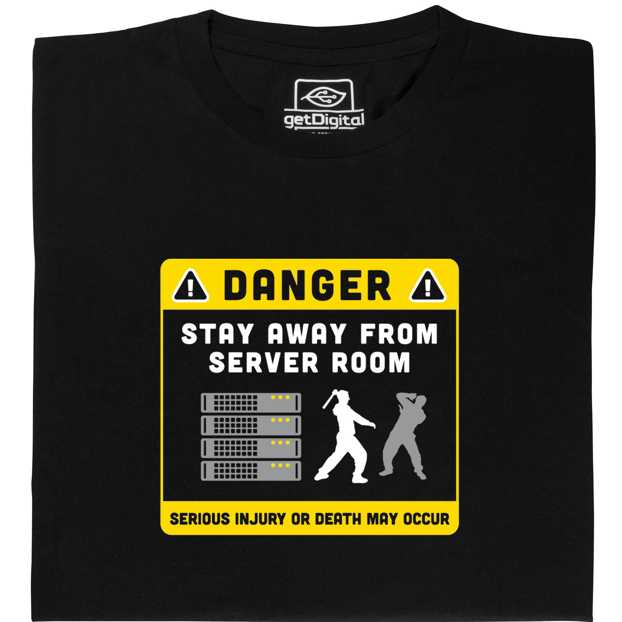 Fair gehandeltes Öko-T-Shirt: Stay away from Server