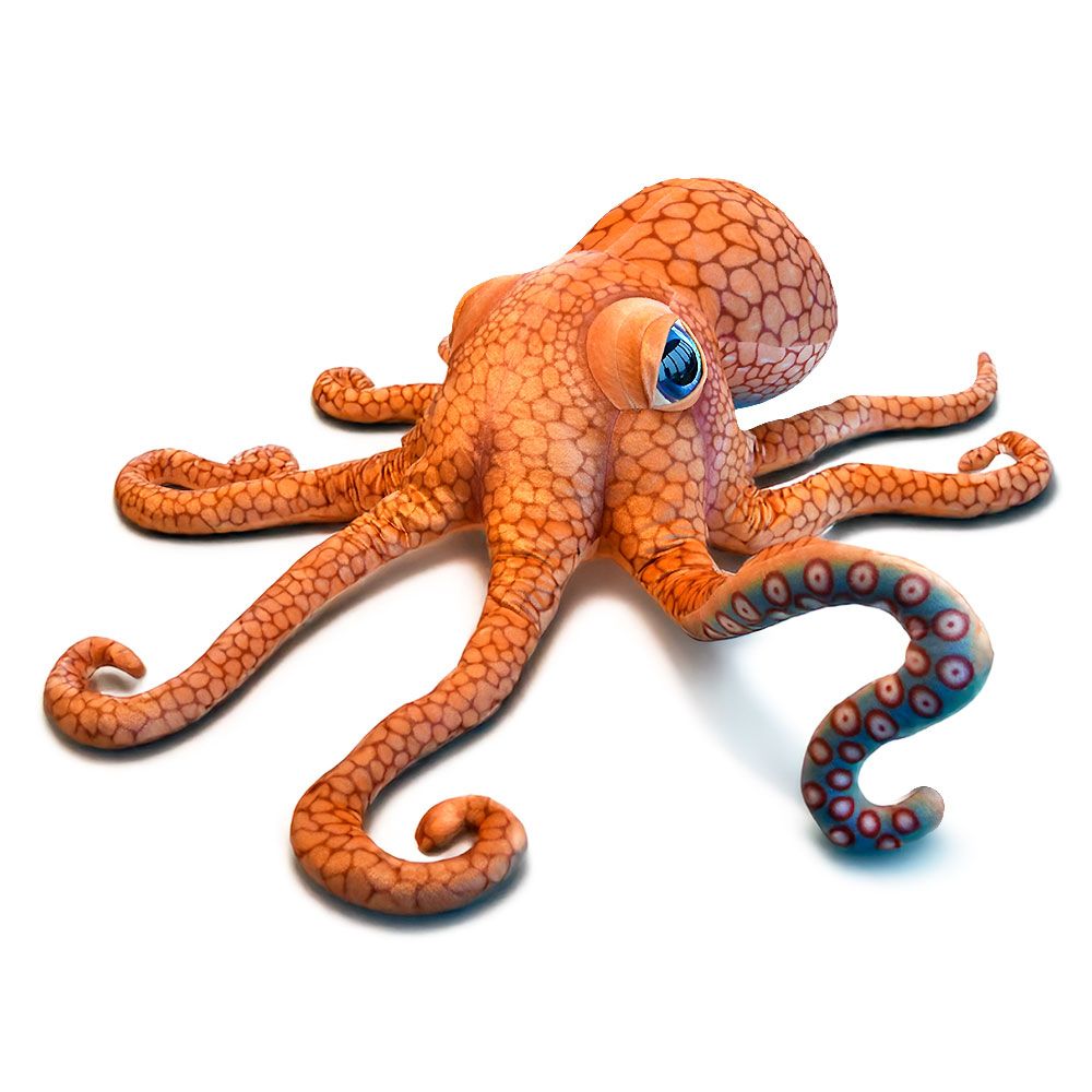 mikamax Riesiger Oktopus Kuscheltier – 150 cm Plüschtier – Weiches & Realistisches Stofftier – Beschwertes Meerestier für Kinder – Lustige Geschenkidee